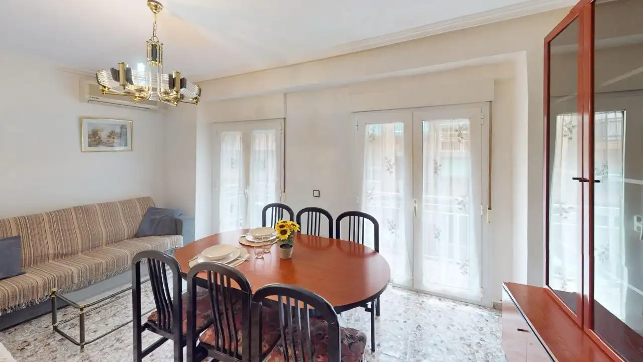 Dining room of Flat for sale in Alicante / Alacant  with Air Conditioner, Furnished and Balcony