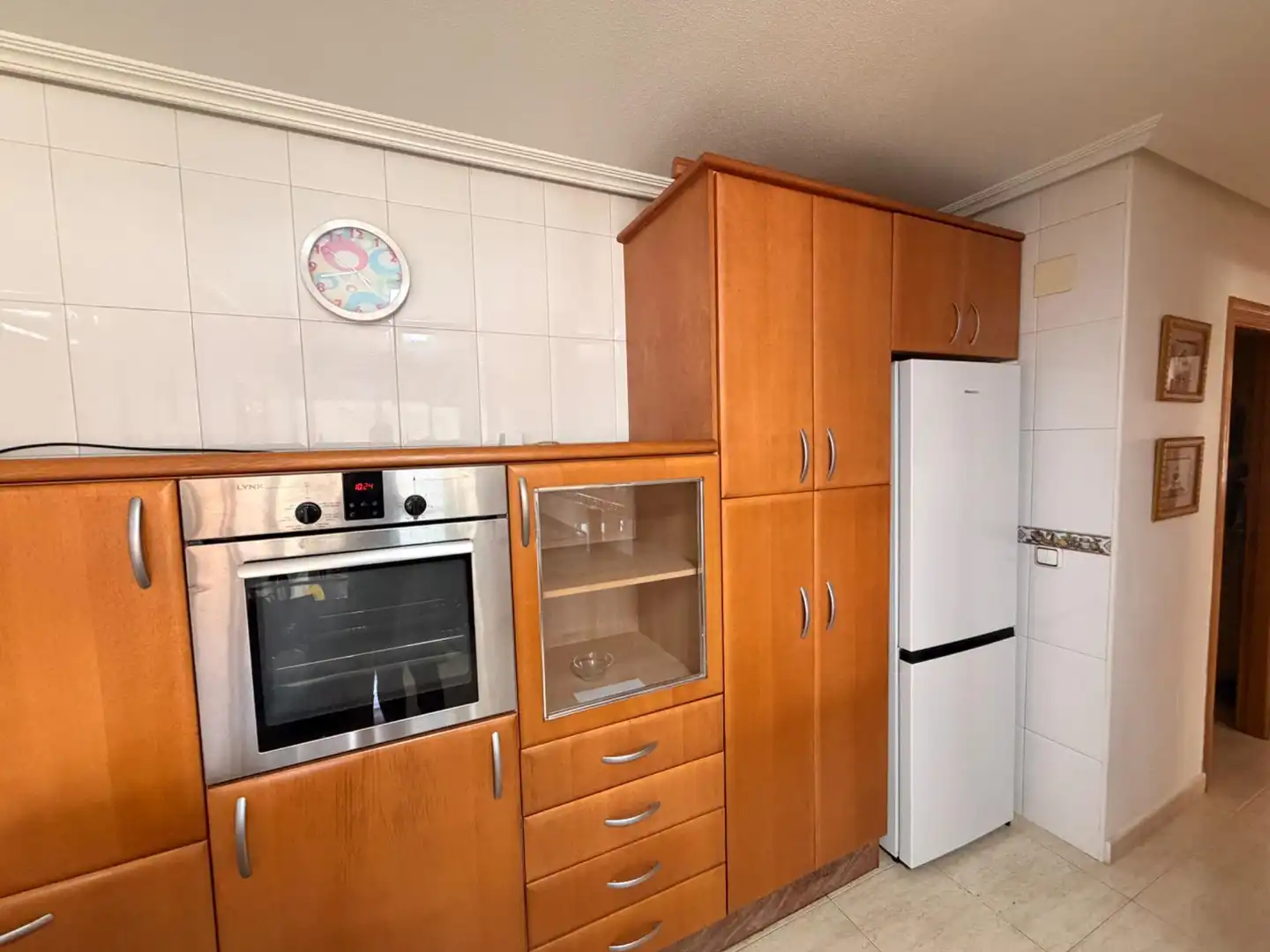 Cocina de Planta baja de alquiler en Murcia con Aire acondicionado, Jardín privado y Terraza