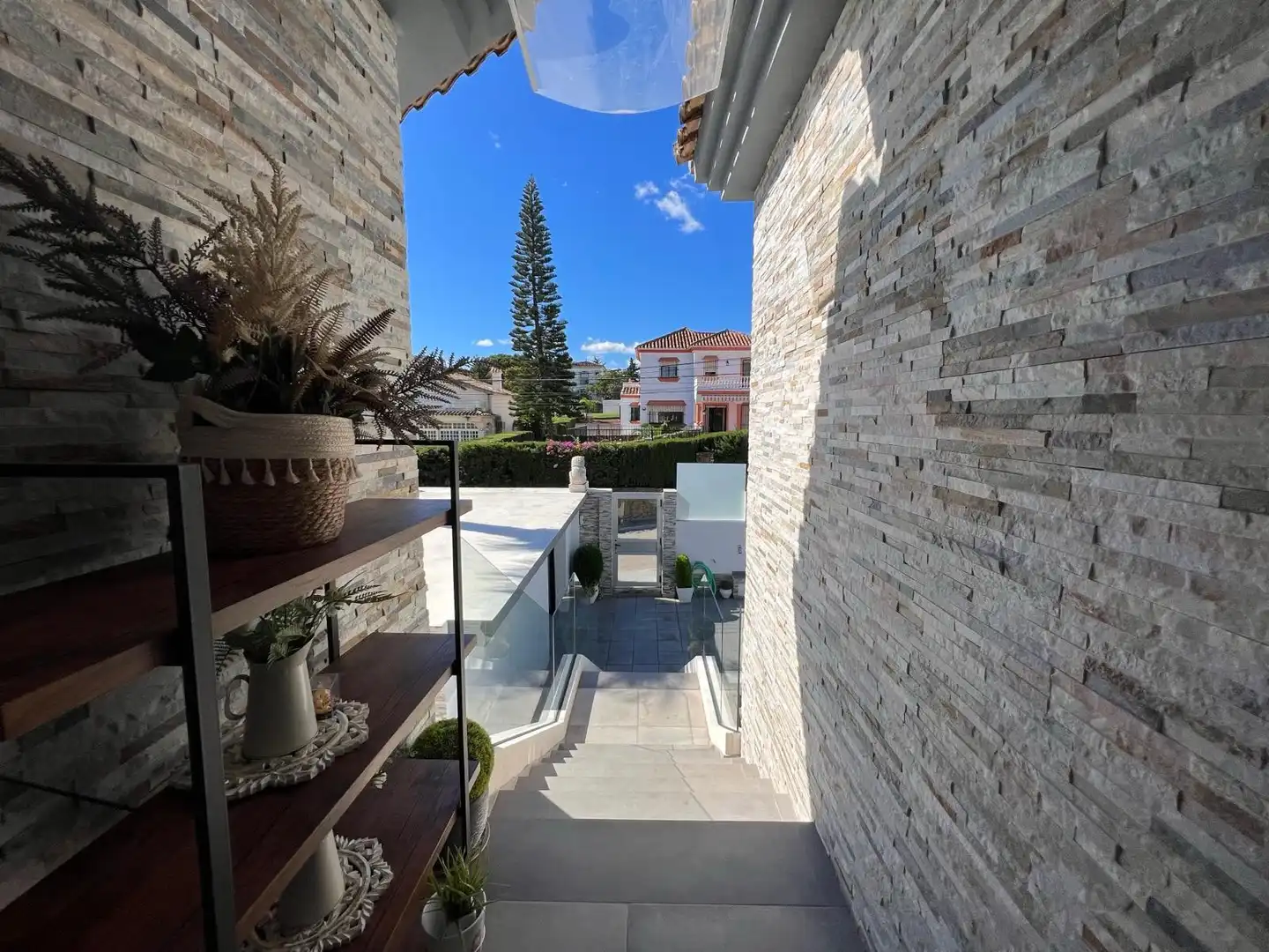 Terraza de Casa o chalet en venta en Estepona con Aire acondicionado, Jardín privado y Terraza