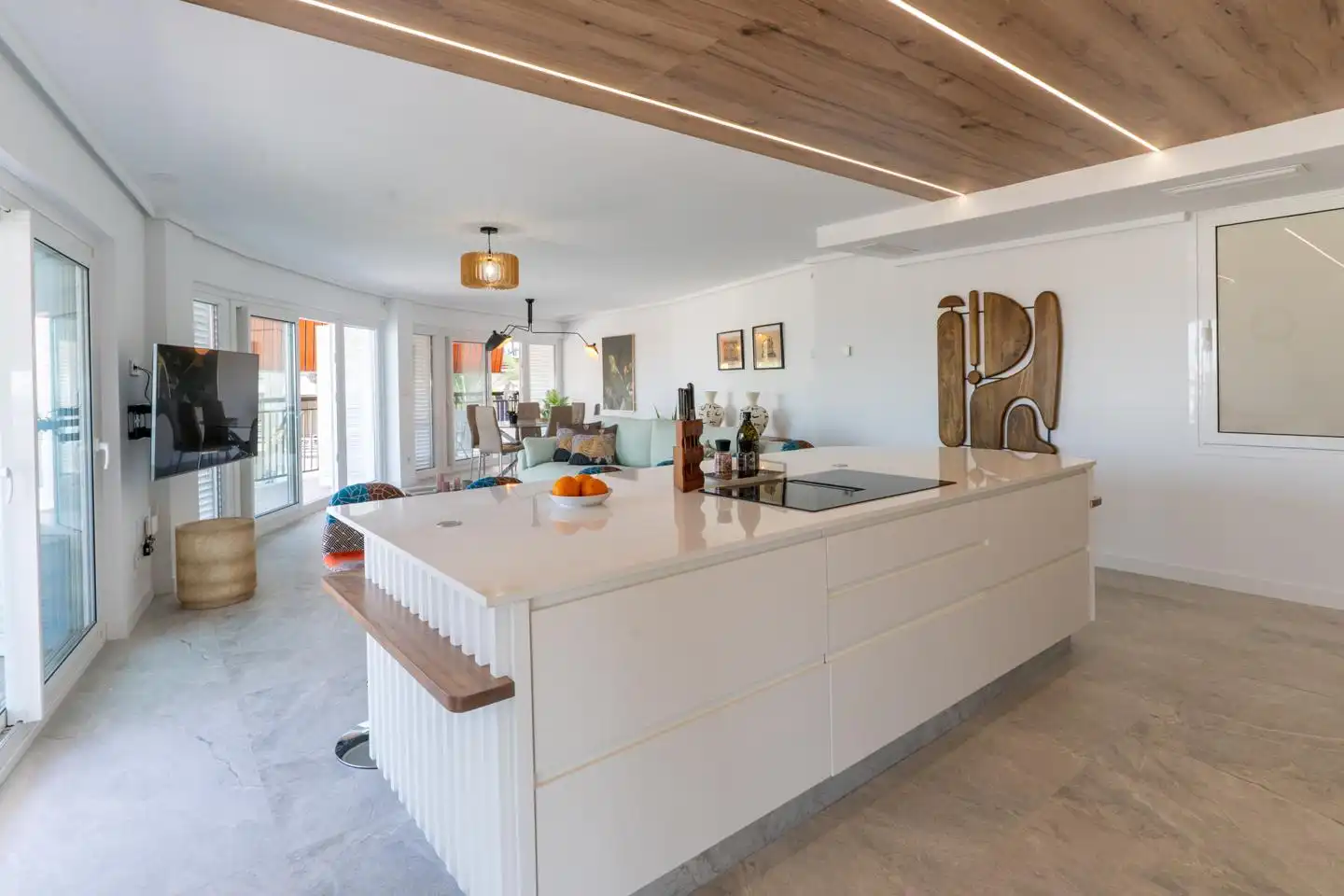 Kitchen of Flat for sale in Santa Pola  with Air Conditioner, Heating and Terrace