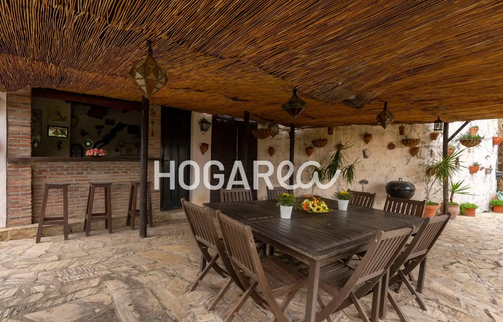 Terraza de Finca rústica en venta en Alcaucín con Jardín privado, Terraza y Piscina