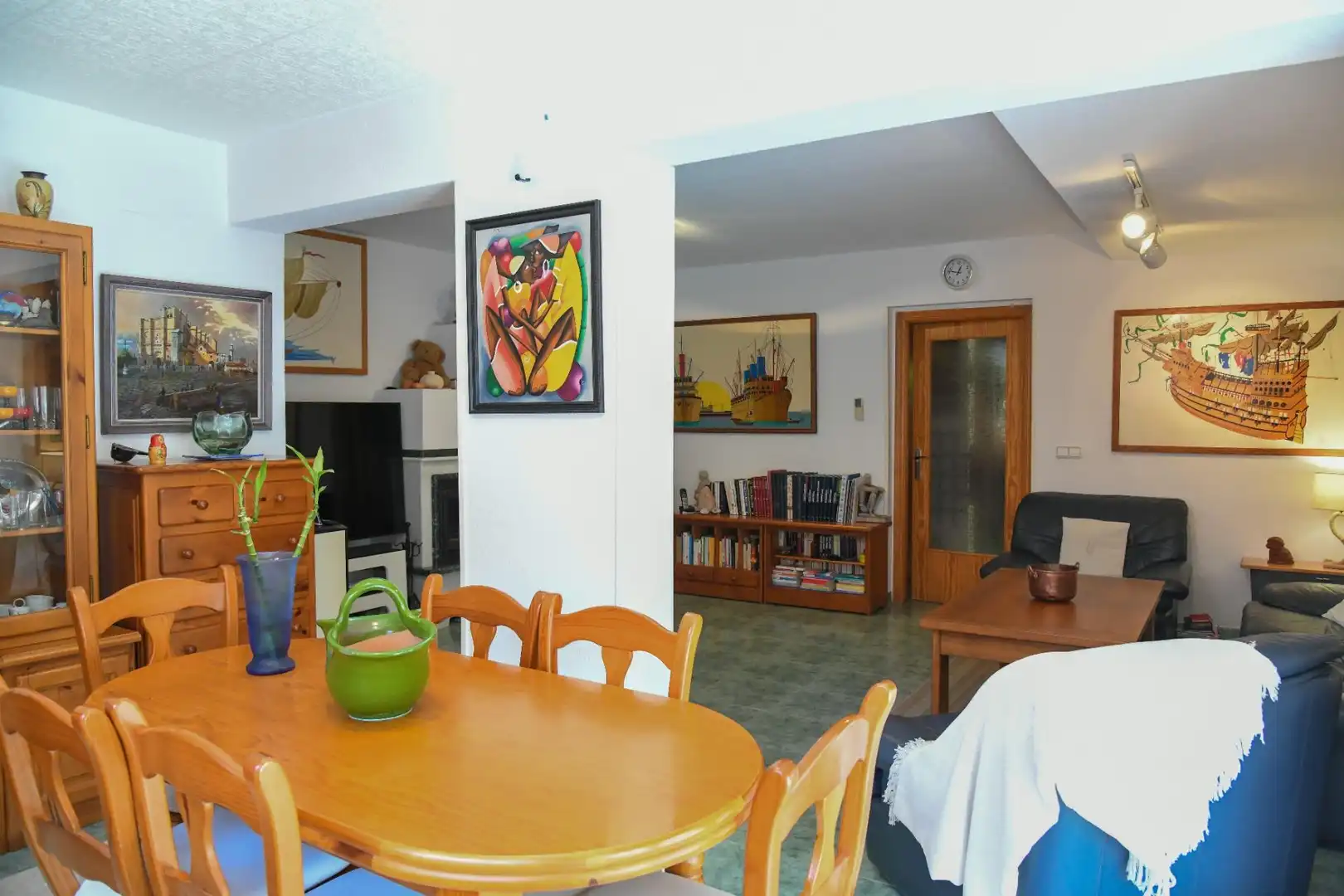 Dining room of Detached homes for sale in L'Alfàs del Pi  with Air Conditioner, Heating and Private garden