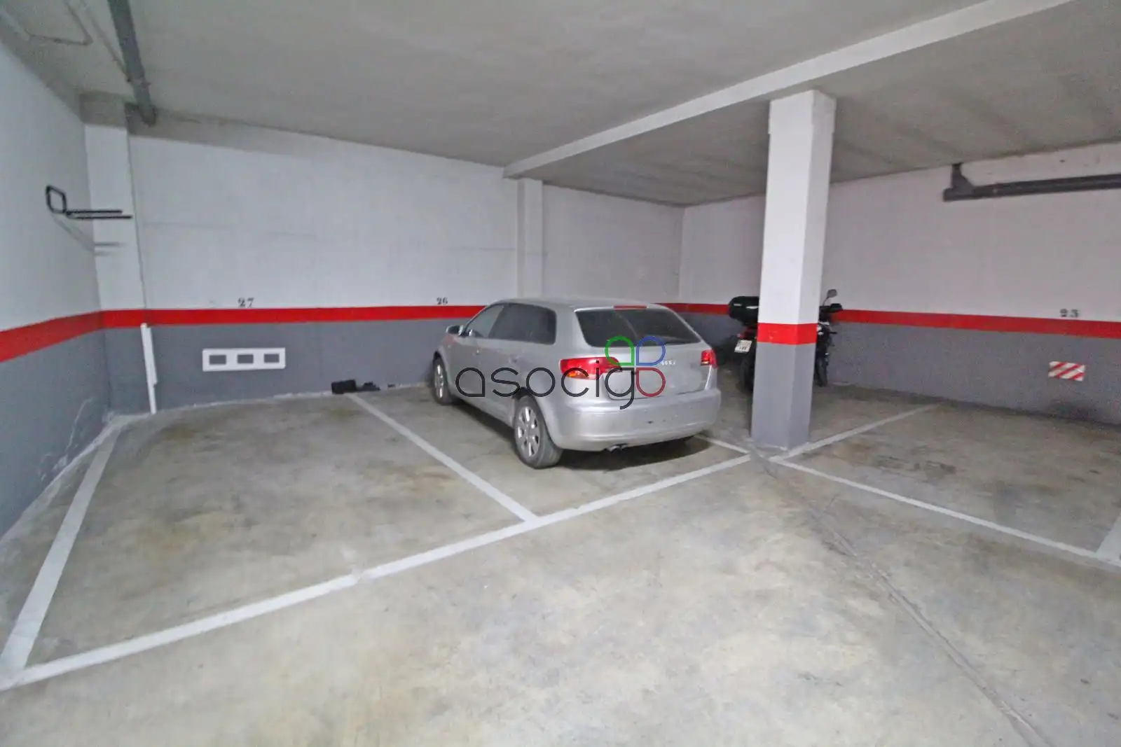 Parking of Flat for sale in Guadalajara  with Air Conditioner, Heating and Terrace