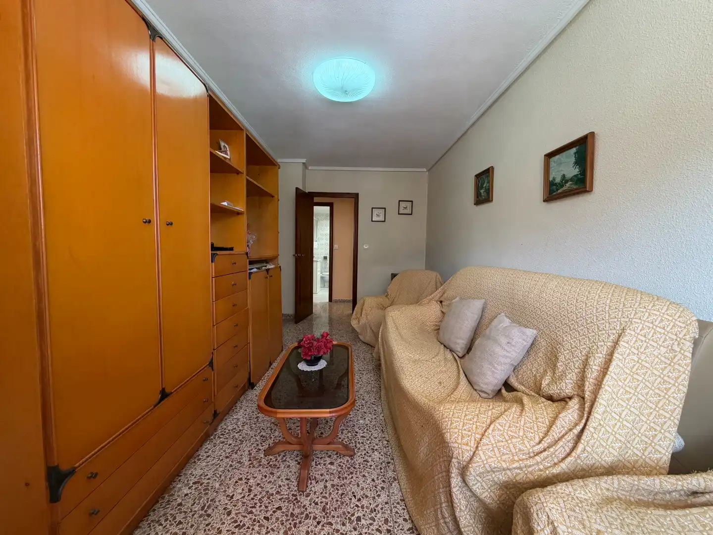 Living room of Flat for sale in Santa Pola  with Terrace and Furnished