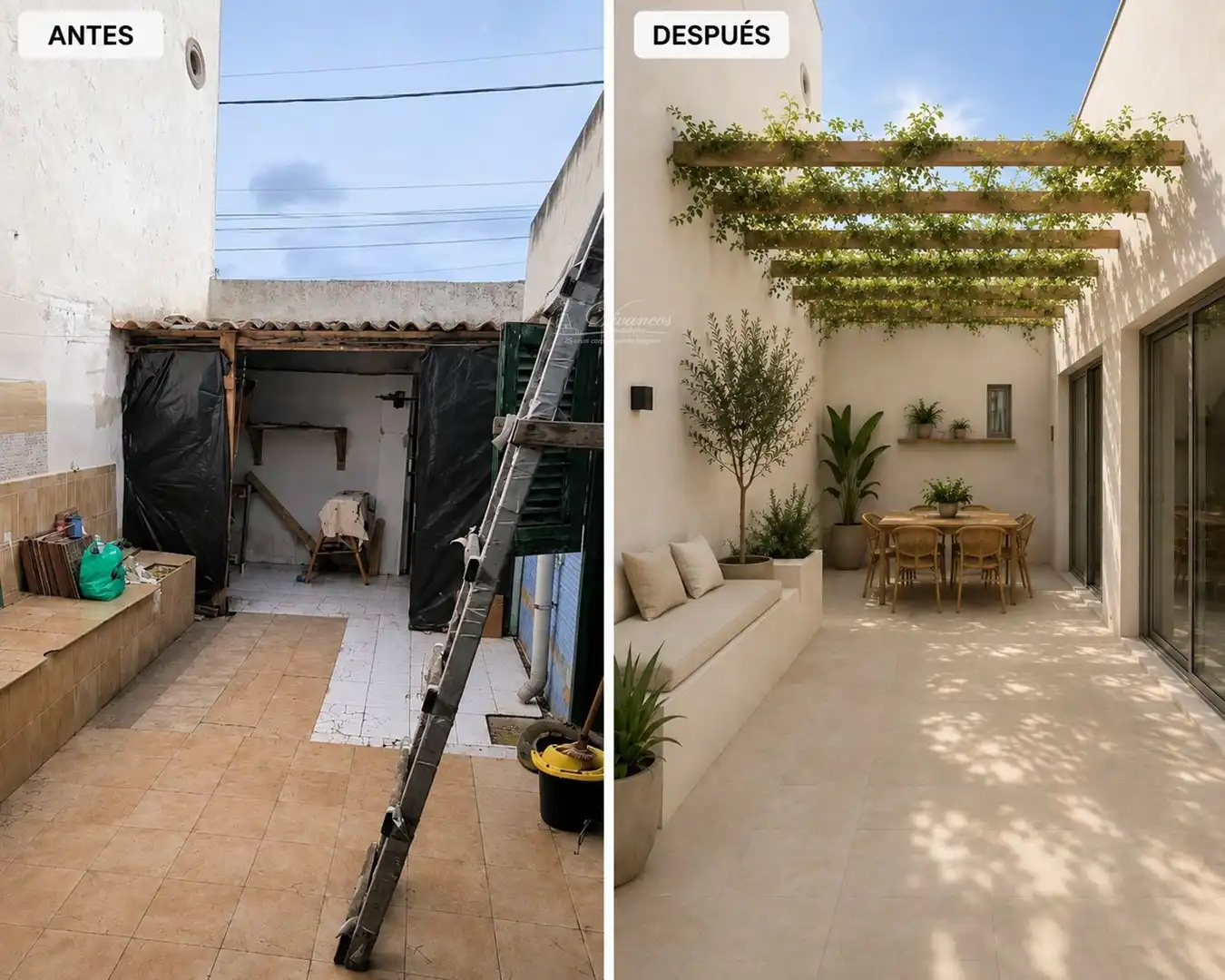 Terrassa de Casa adosada en venda en  Palma de Mallorca amb Aire condicionat, Jardí privat i Terrassa