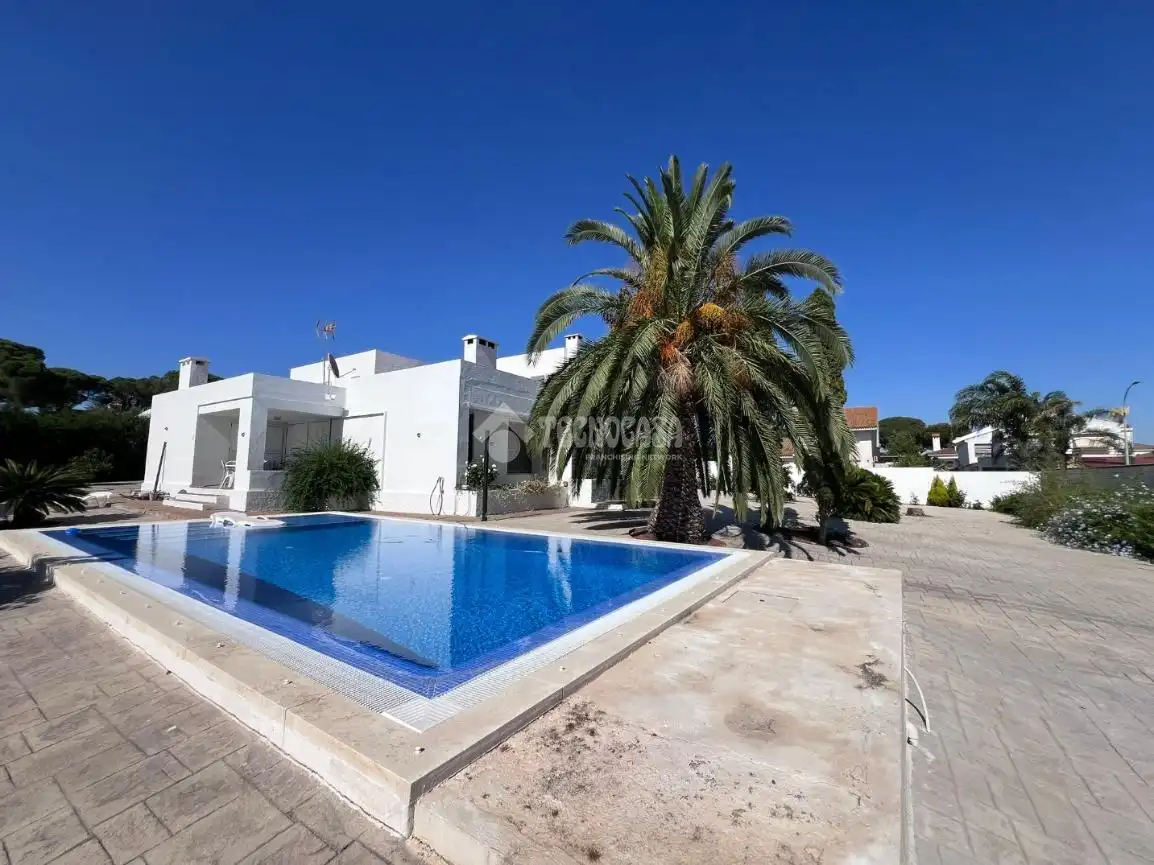 Exterior view of Houses for sale in Aljaraque  with Air Conditioner, Heating and Private garden