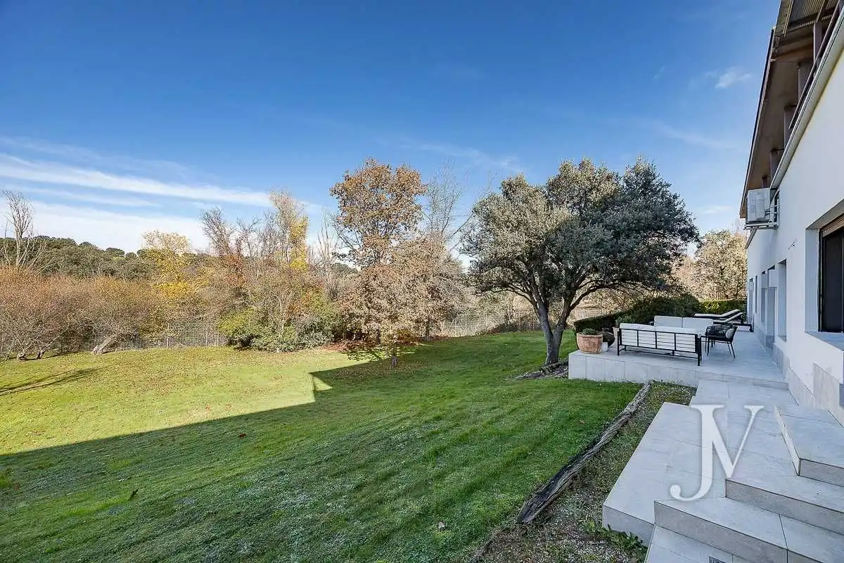 Terraza de Casa o chalet en venta en Ciudalcampo con Aire acondicionado, Calefacción y Jardín privado