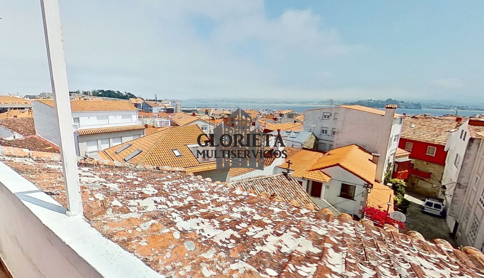 Vista exterior de Pis de lloguer en Baiona amb Terrassa, Moblat i Forn