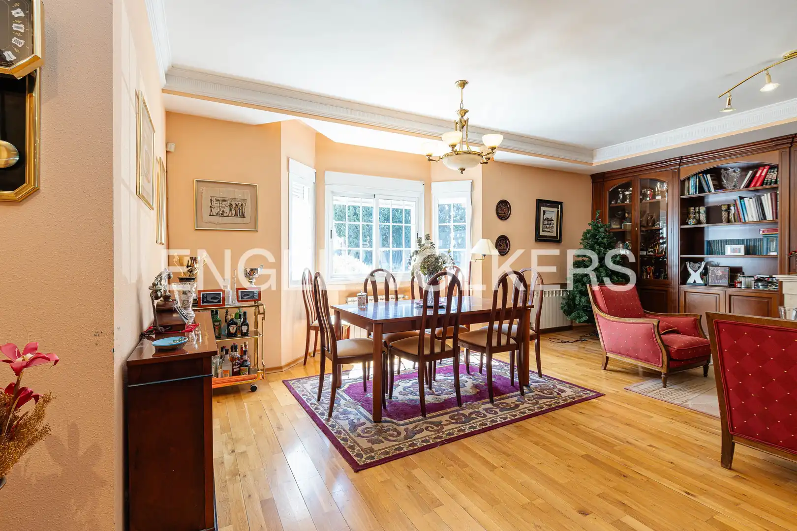 Comedor de Casa o chalet en venta en Las Rozas de Madrid con Aire acondicionado, Calefacción y Jardín privado