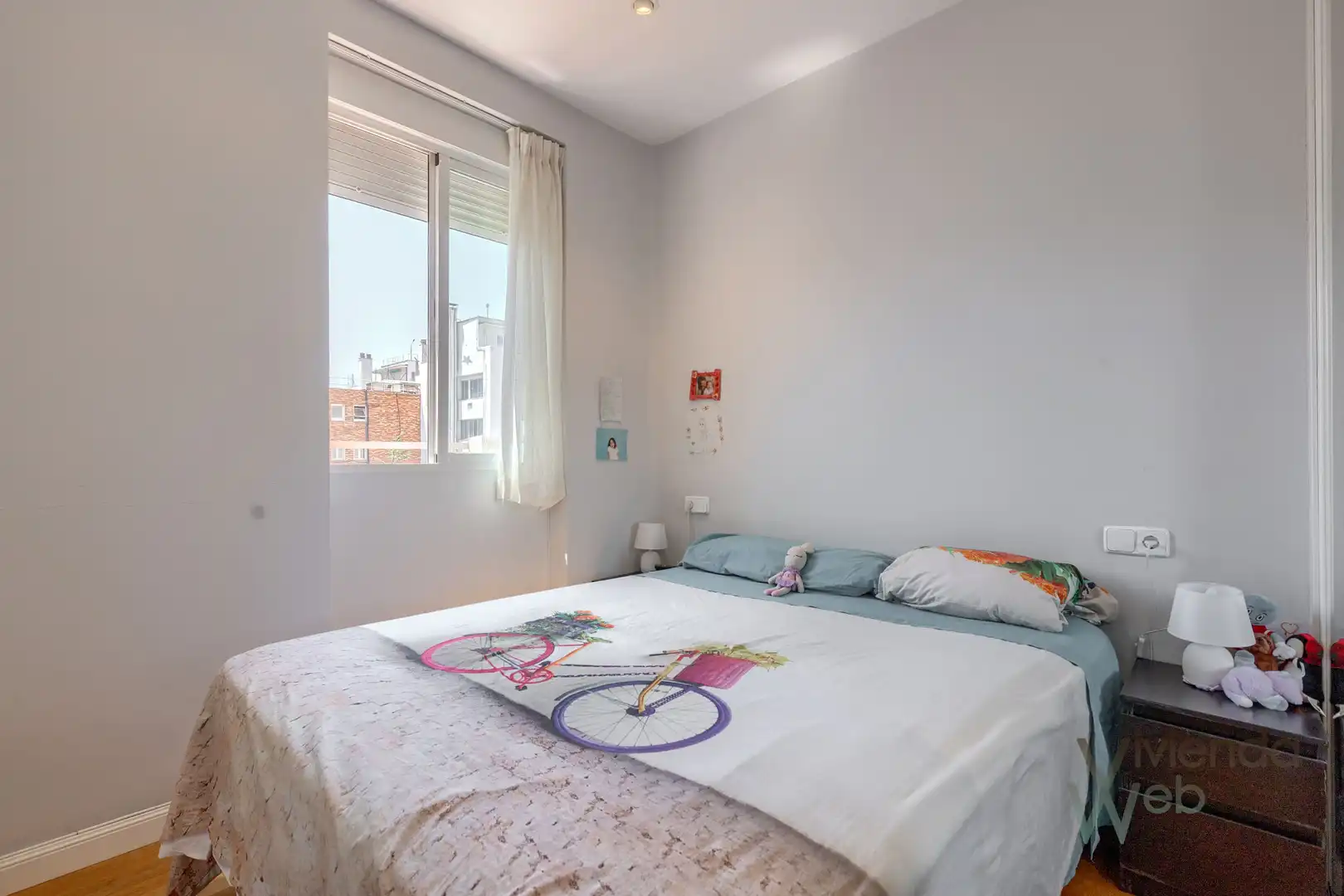 Schlafzimmer von Wohnung zum Verkauf in Madrid mit Klimaanlage, Heizung und Parkett