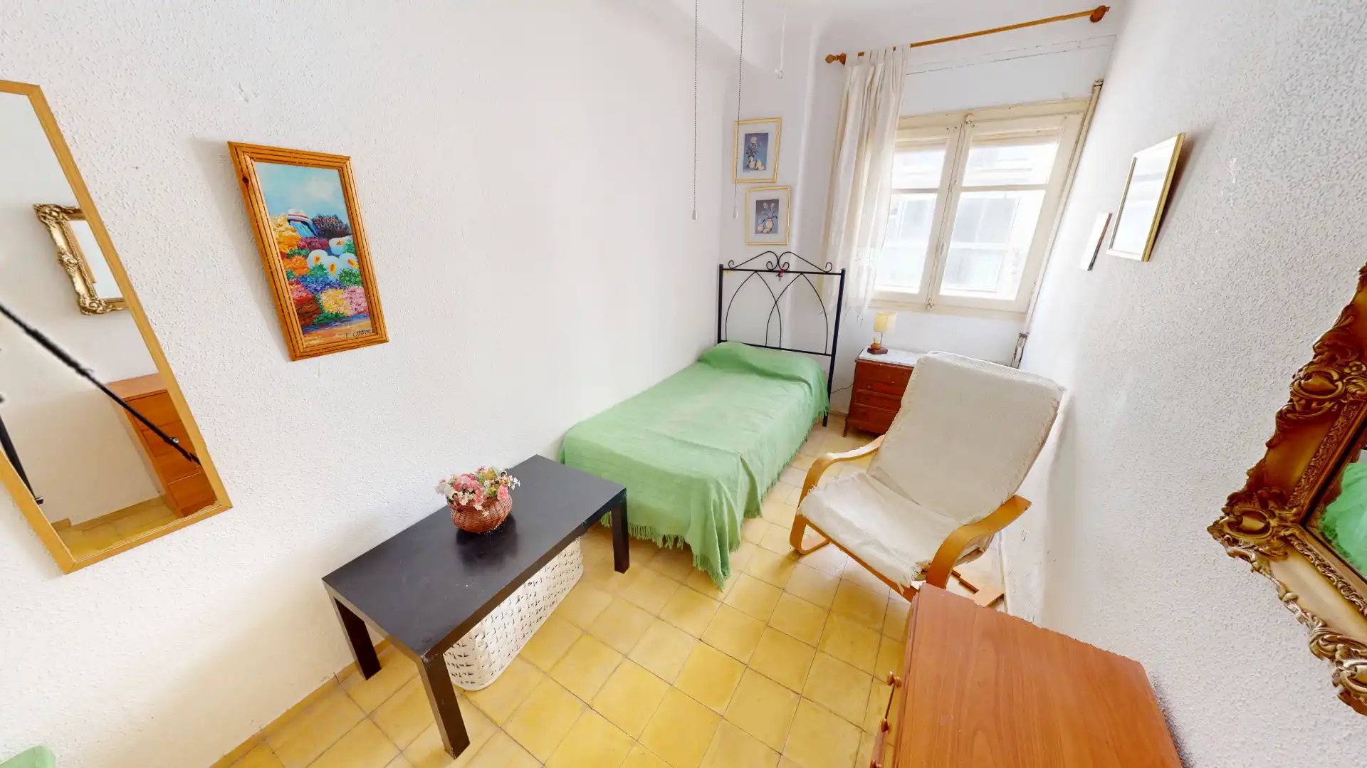 Schlafzimmer von Wohnung zum Verkauf in El Campello mit Möbliert, Ofen und Waschmaschine