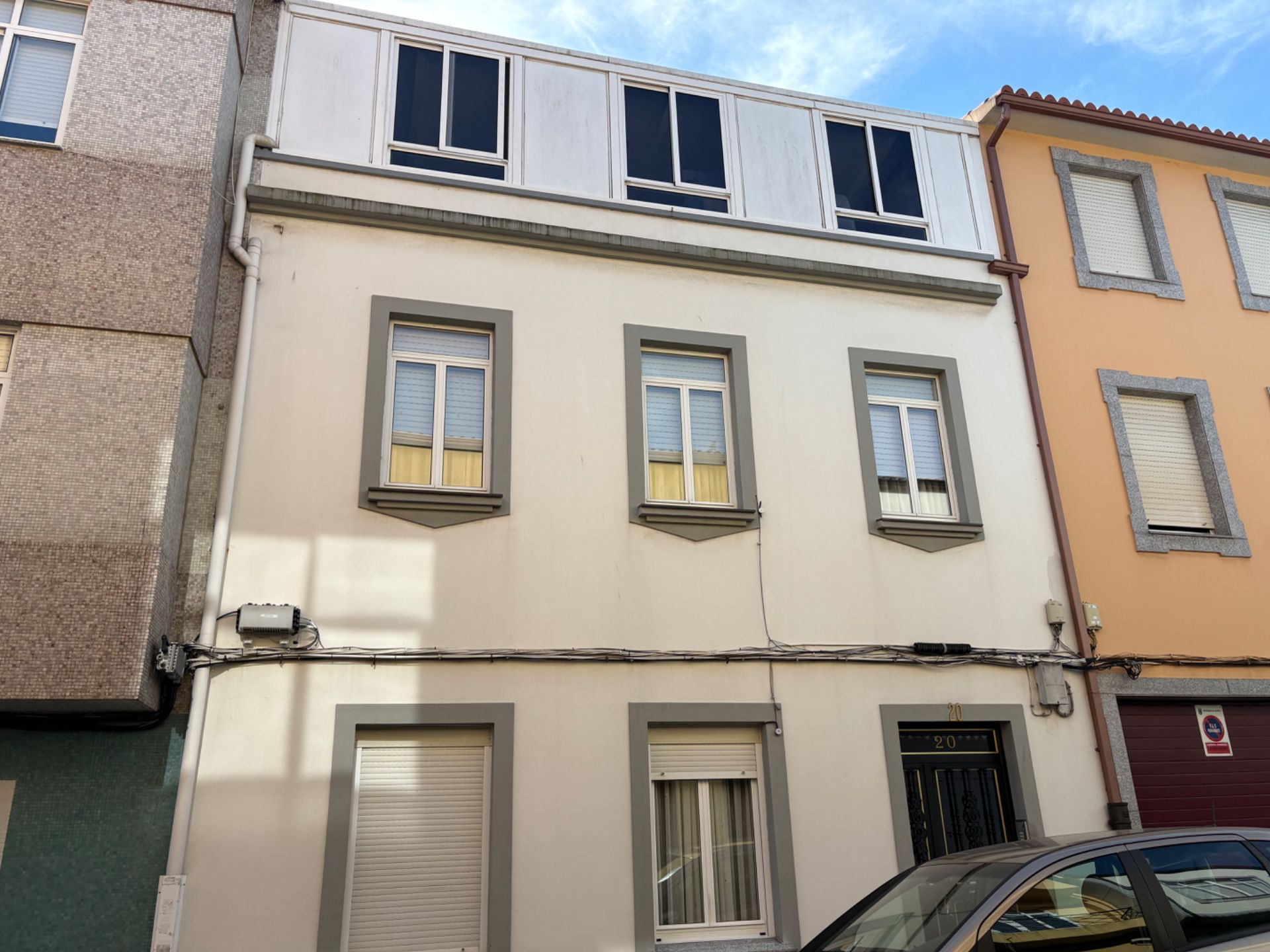 Exterior view of Flat for sale in Narón  with Private garden, Storage room and Furnished