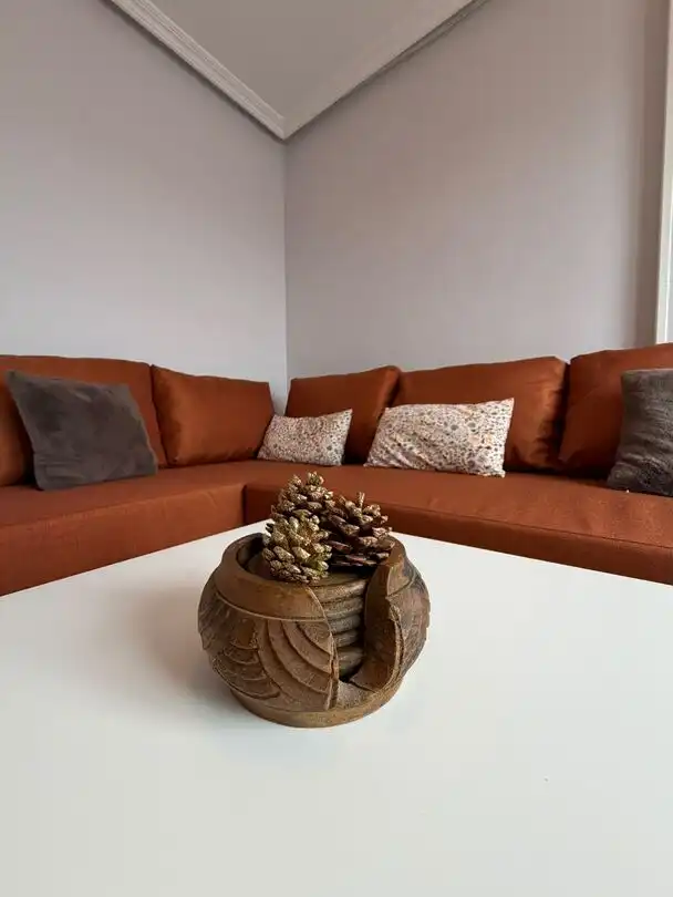 Wohnzimmer von Wohnung zur Miete in Gijón  mit Heizung und Terrasse