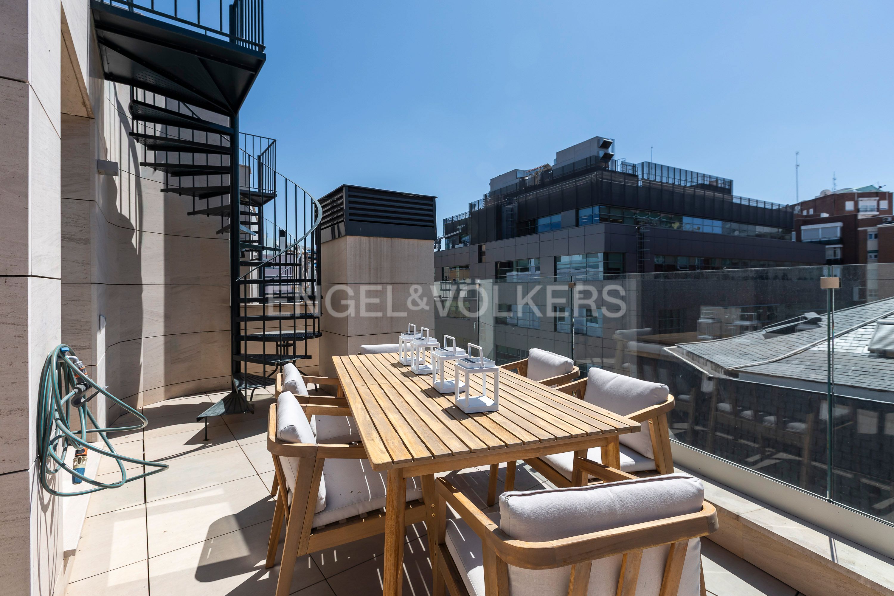 Terrace of Apartment to rent in  Madrid Capital  with Air Conditioner, Heating and Terrace
