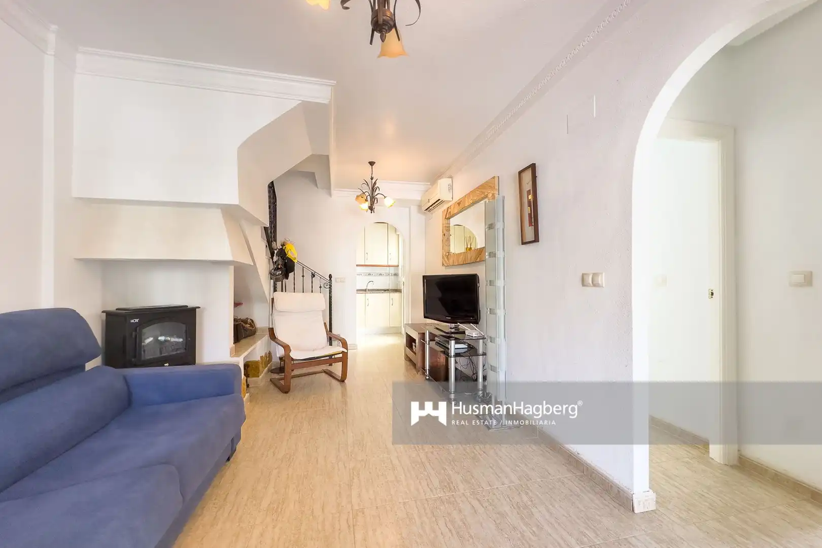 Sala de estar de Casa adosada en venta en Pilar de la Horadada