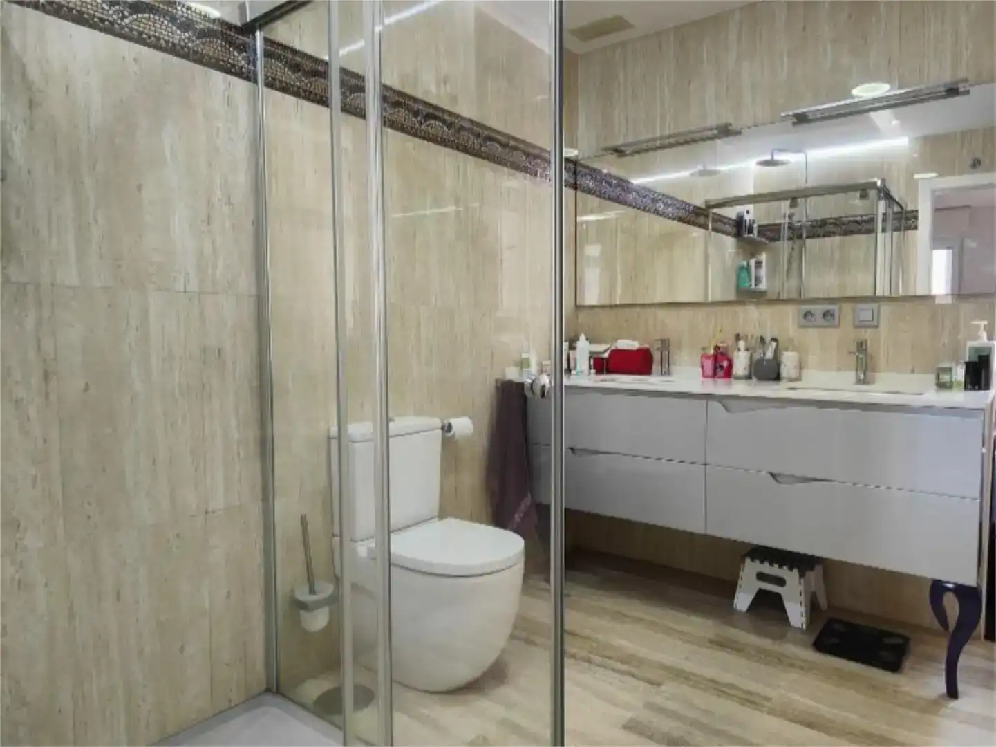 Bathroom of Flat for sale in Ibi  with Air Conditioner, Private garden and Furnished
