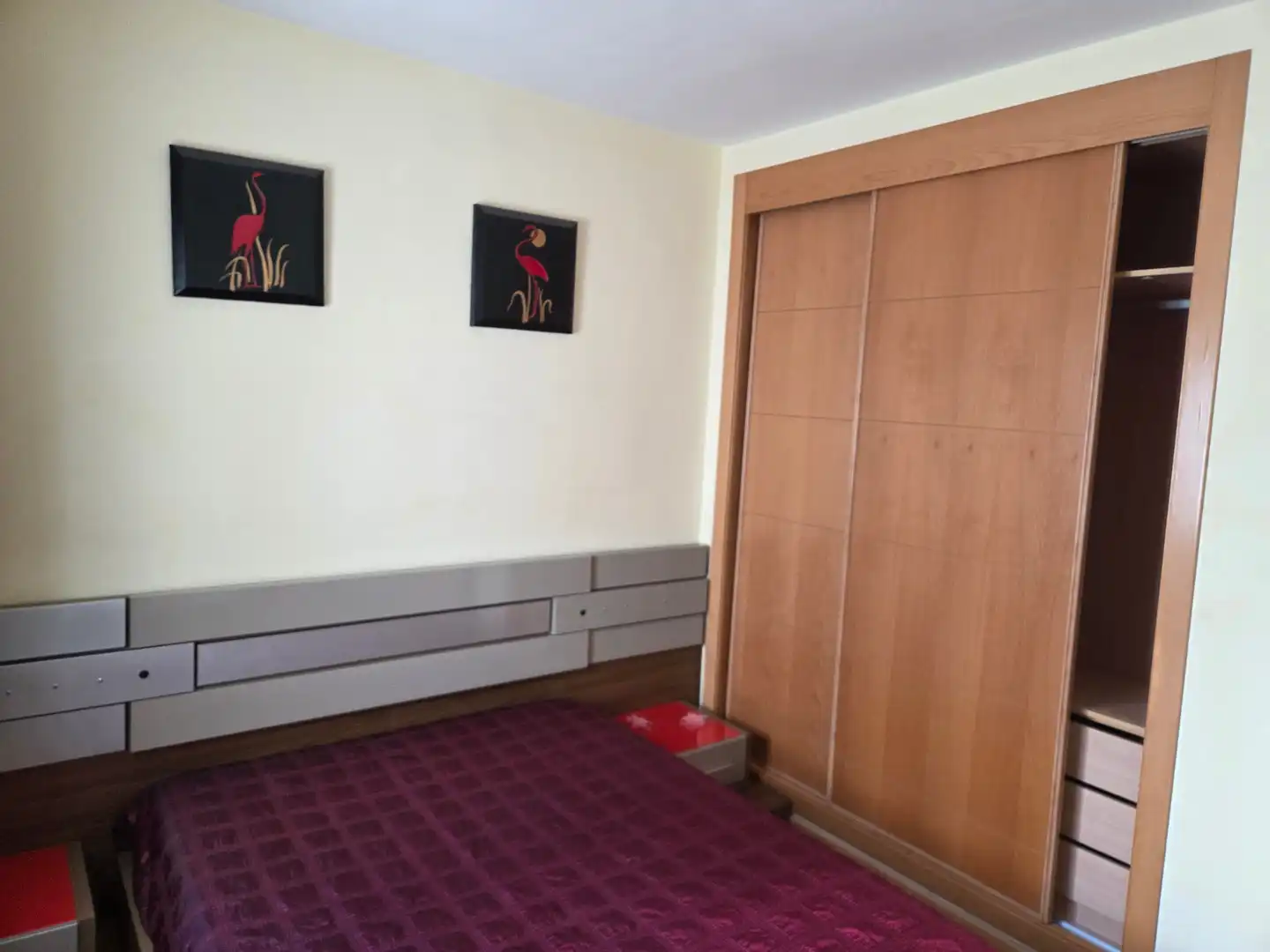 Schlafzimmer von Wohnung zur Miete in Benalmádena mit Klimaanlage, Terrasse und Möbliert