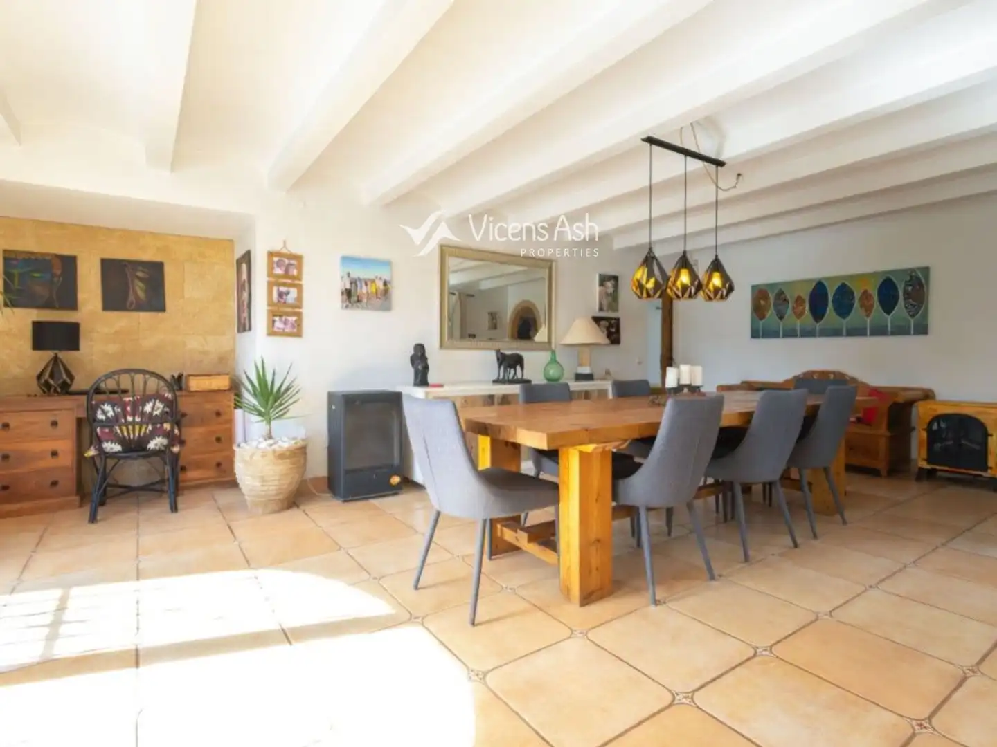 Dining room of Houses for sale in Jávea / Xàbia  with Air Conditioner, Terrace and Storage room