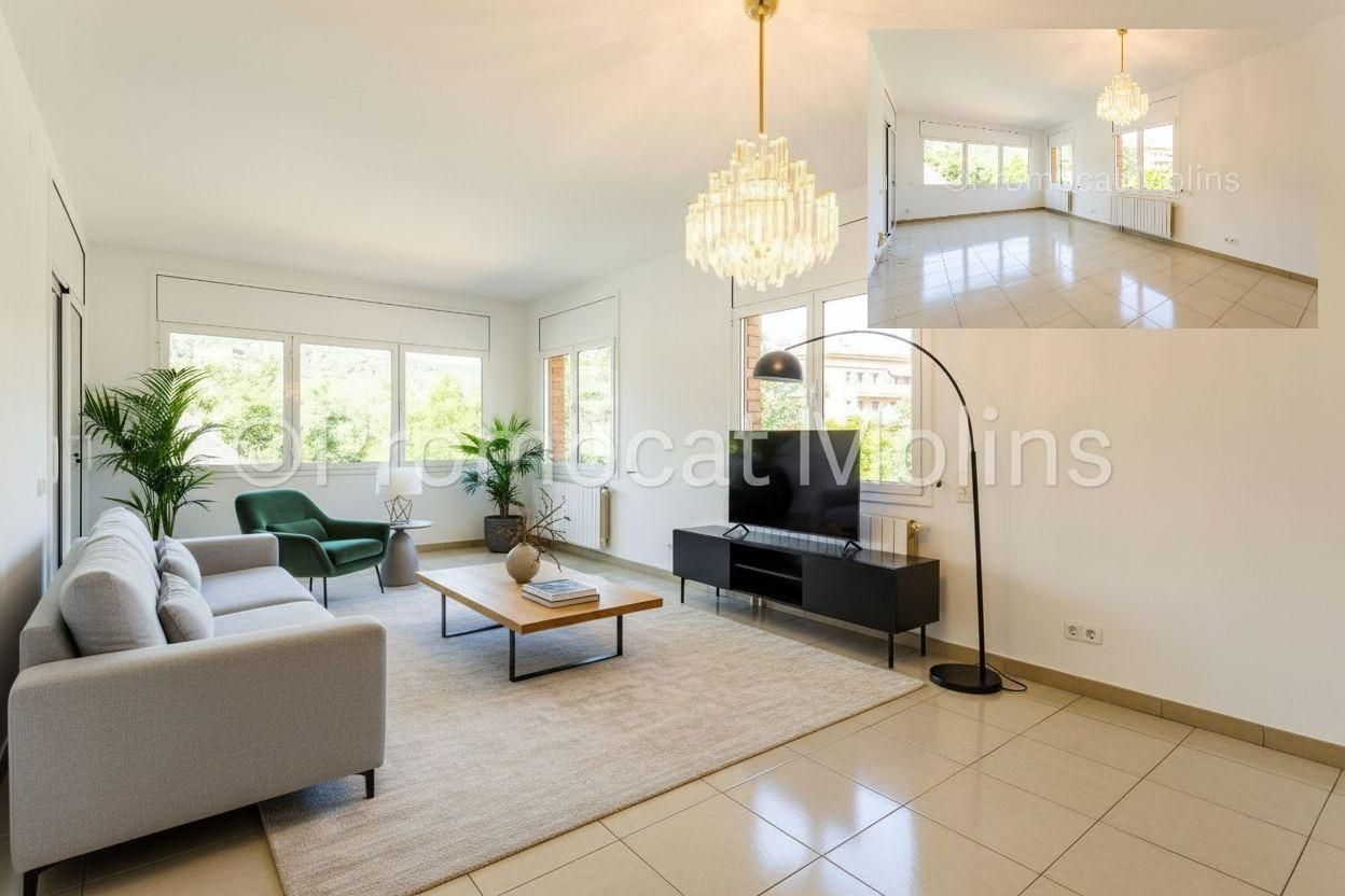 Living room of Houses for sale in La Palma de Cervelló  with Private garden, Terrace and Storage room