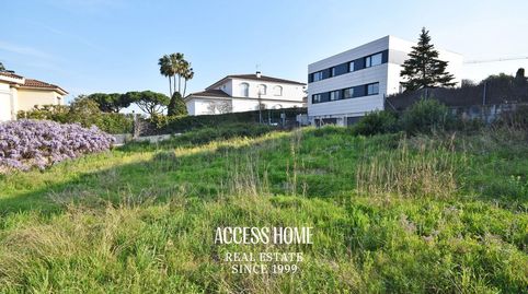 Magnifica parcela en venta en Alella