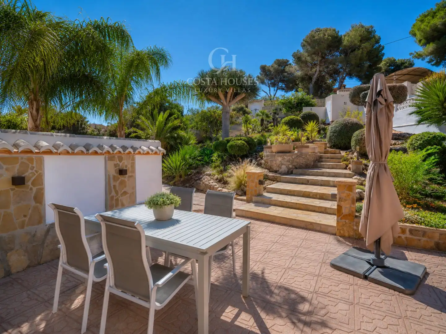 Terrassa de Casa o xalet en venda en Jávea / Xàbia amb Calefacció, Jardí privat i Terrassa