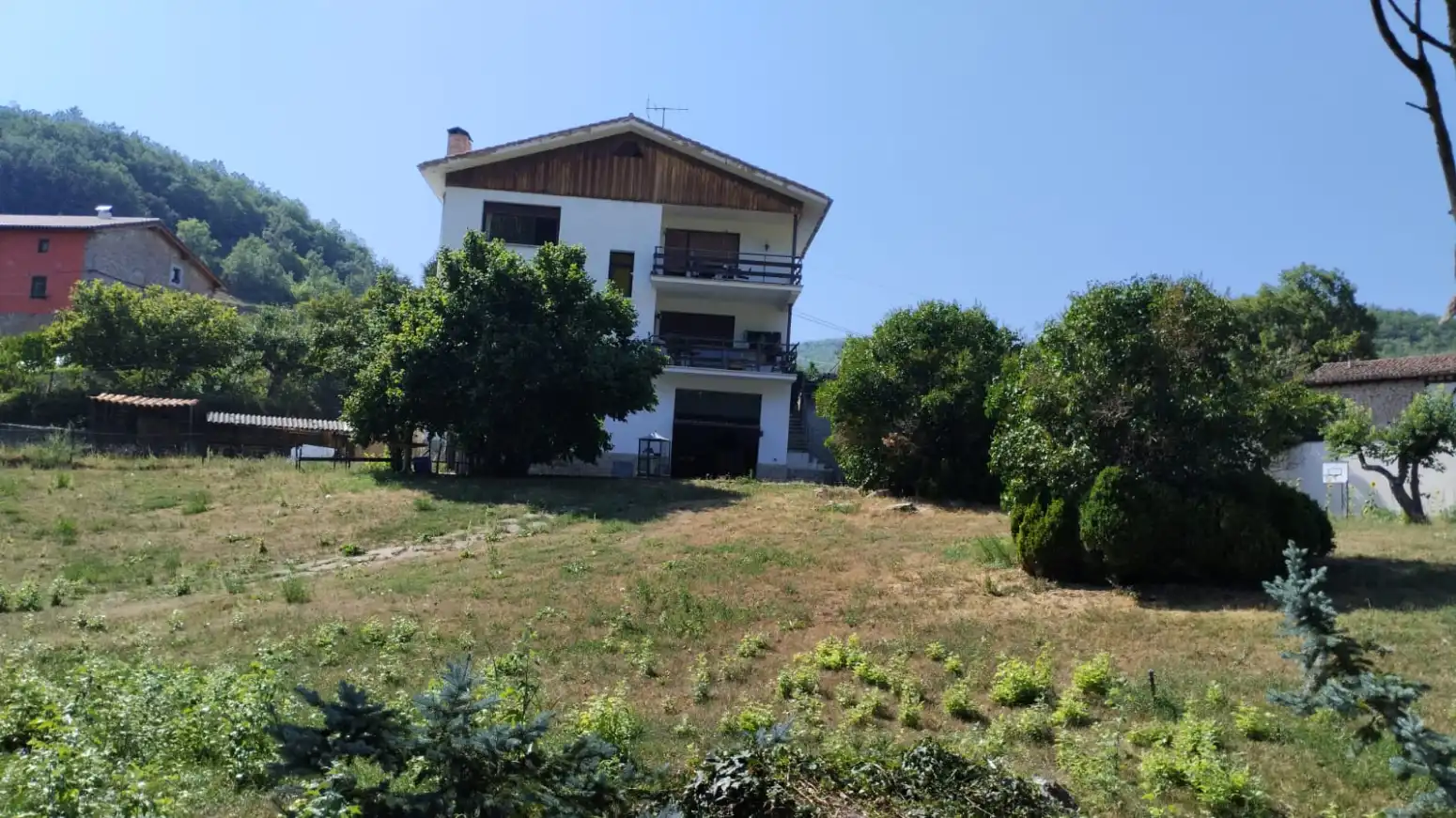 Vista exterior de Casa o chalet en venta en Pradillo con Calefacción, Jardín privado y Terraza