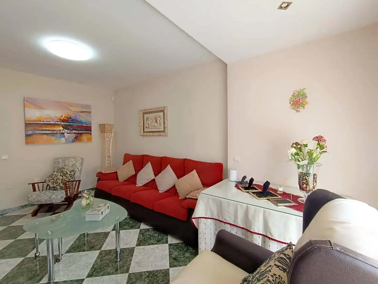 Sala de estar de Casa o chalet en venta en El Ejido con Aire acondicionado, Calefacción y Terraza