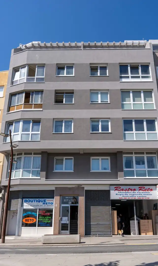 Exterior view of Flat for sale in A Coruña Capital   with Heating