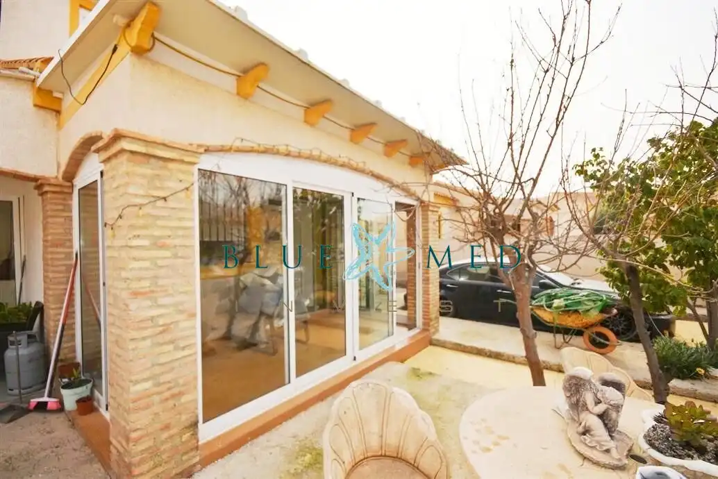 Vista exterior de Casa o chalet en venta en Mazarrón con Jardín privado y Piscina comunitaria