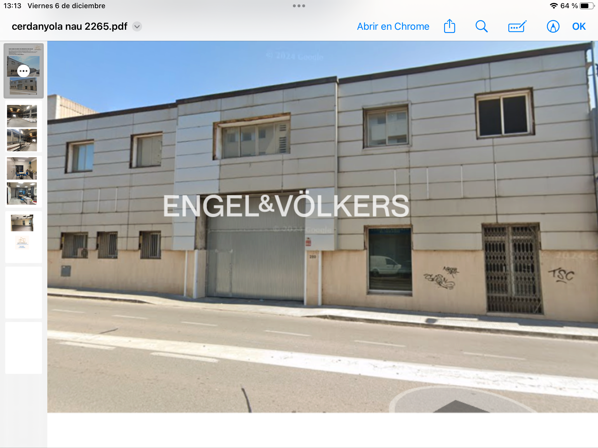 Außenansicht von Fabrikhallen zum Verkauf in Ripollet