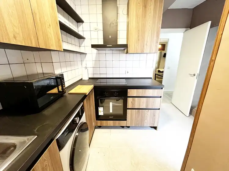 Kitchen of Flat for rent in Madrid  with Heating, Parquet flooring and Furnished