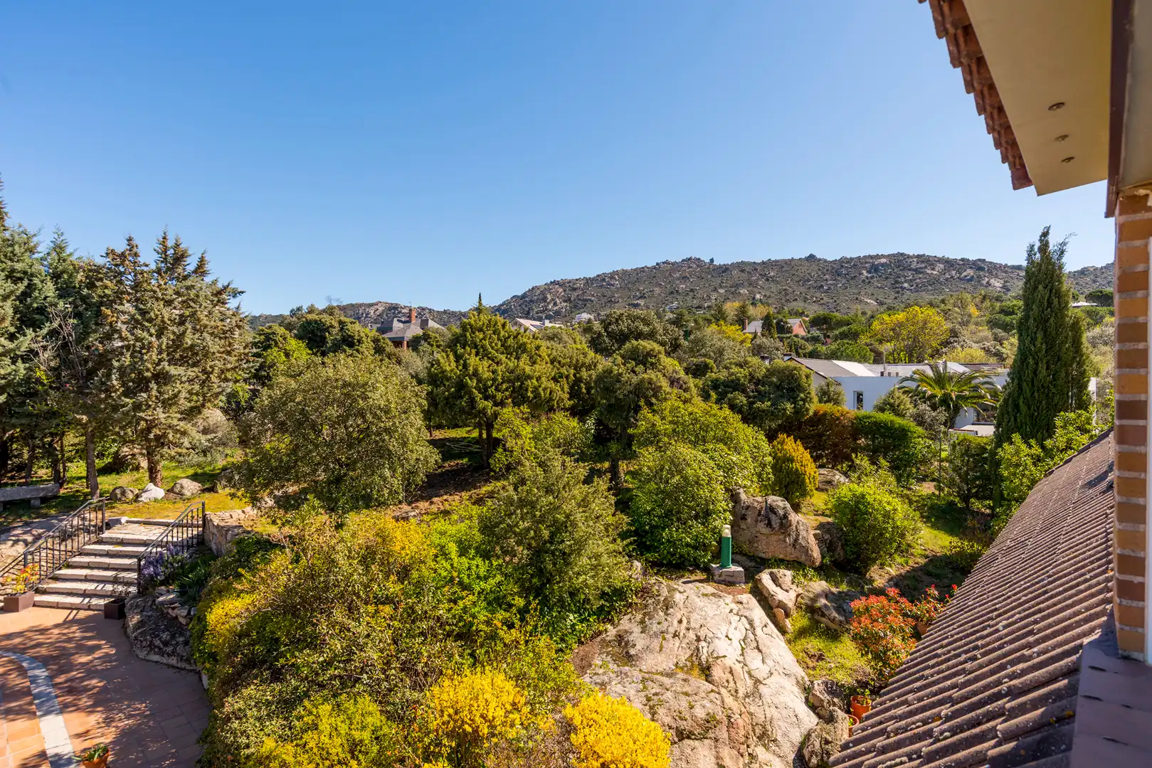 Garden of Houses for sale in Collado Villalba  with Air Conditioner, Heating and Private garden