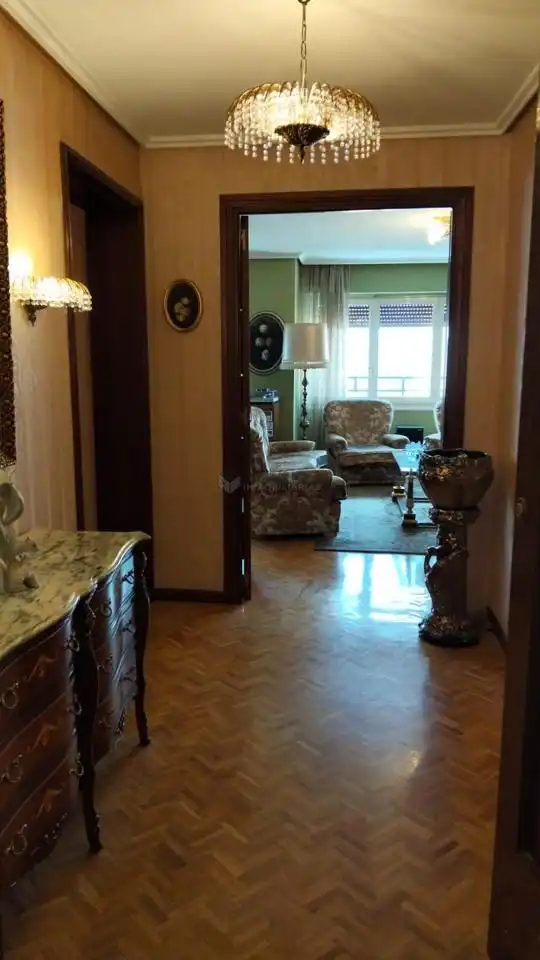 Sala de estar de Piso en venta en Teruel con Calefacción, Parquet y Amueblado