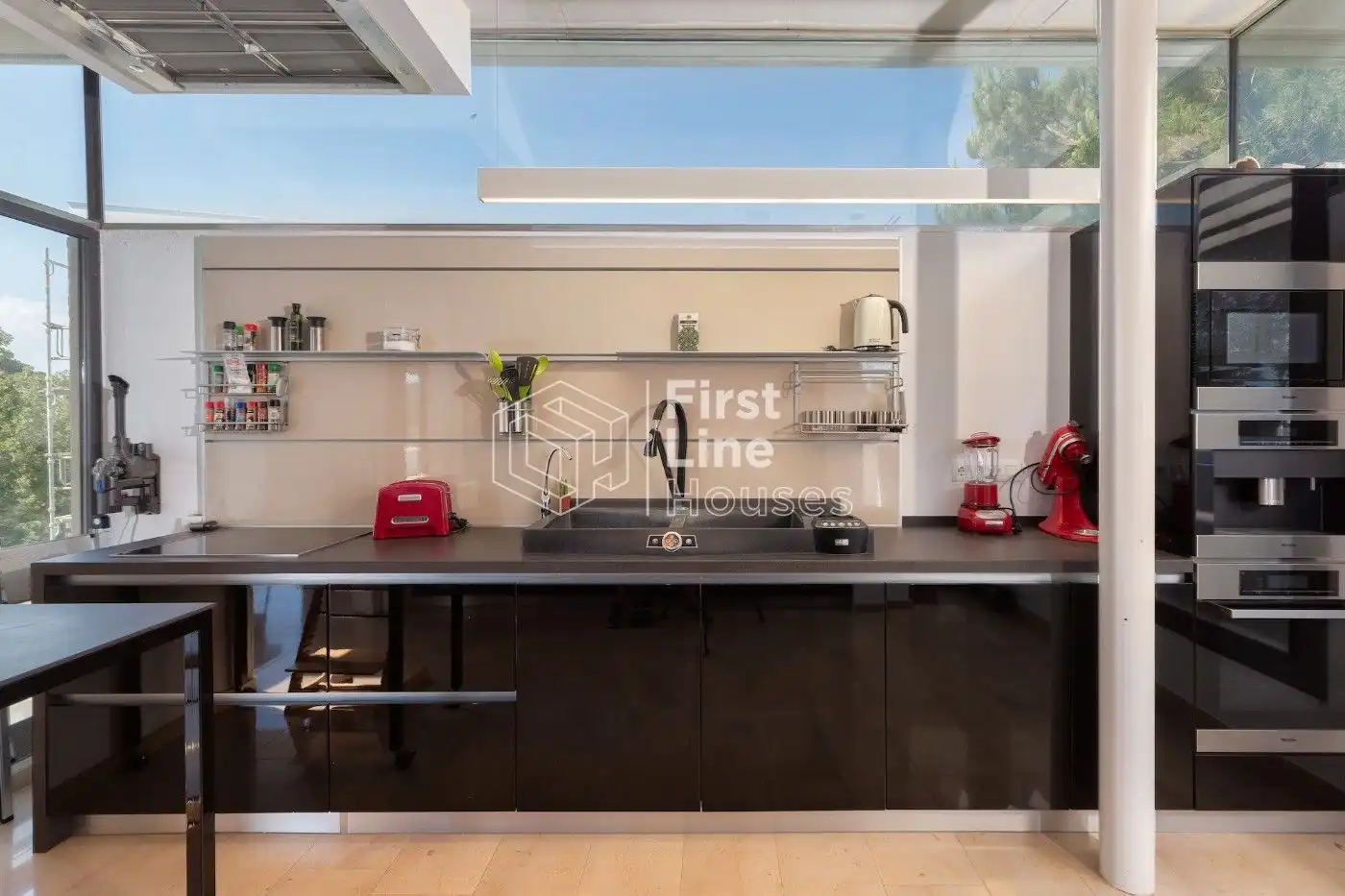Cocina de Casa o chalet en venta en Caldes de Malavella con Aire acondicionado, Calefacción y Terraza