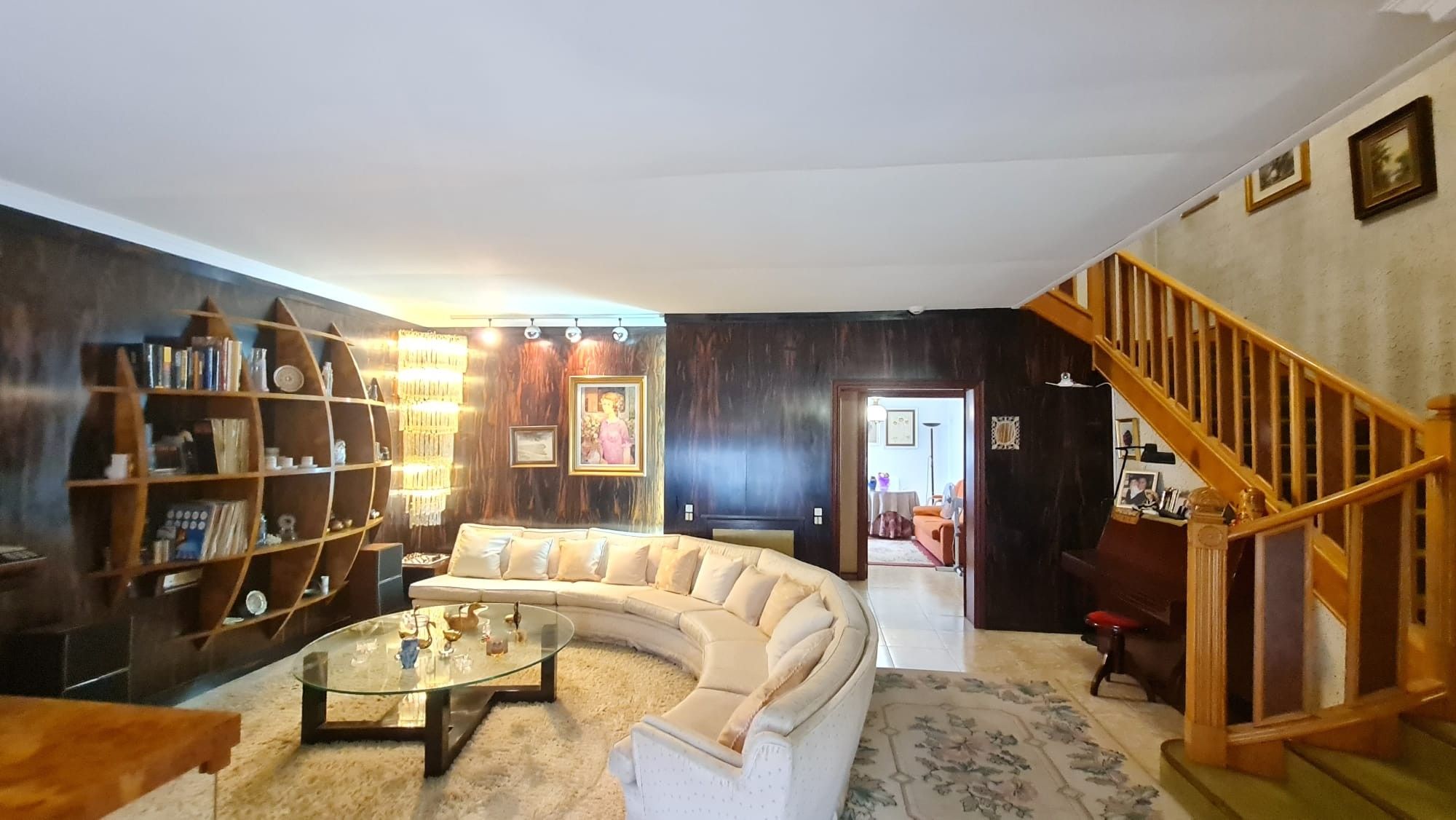 Living room of Single-family semi-detached for sale in Elda  with Internet