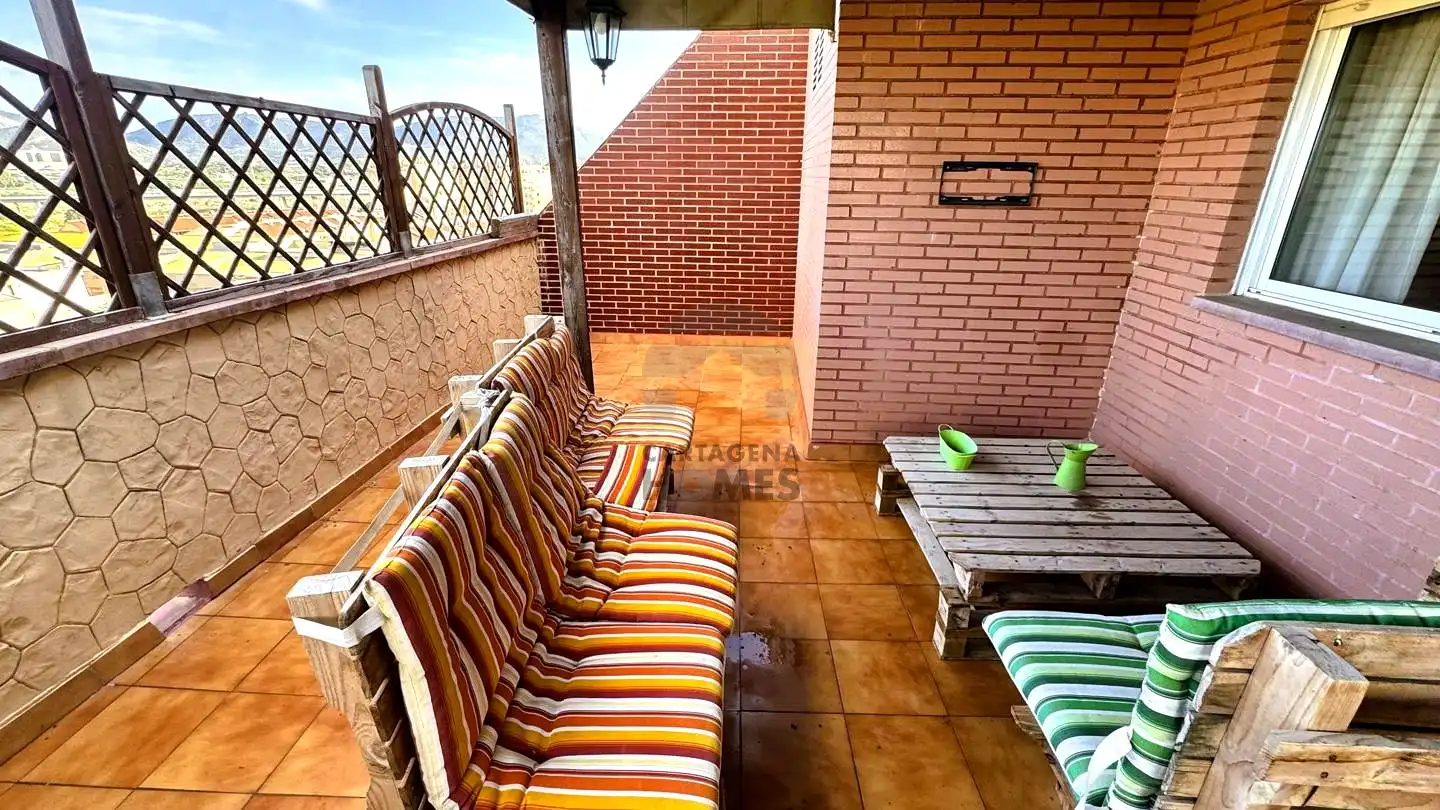 Terraza de Ático en venta en Cartagena con Aire acondicionado, Terraza y Amueblado