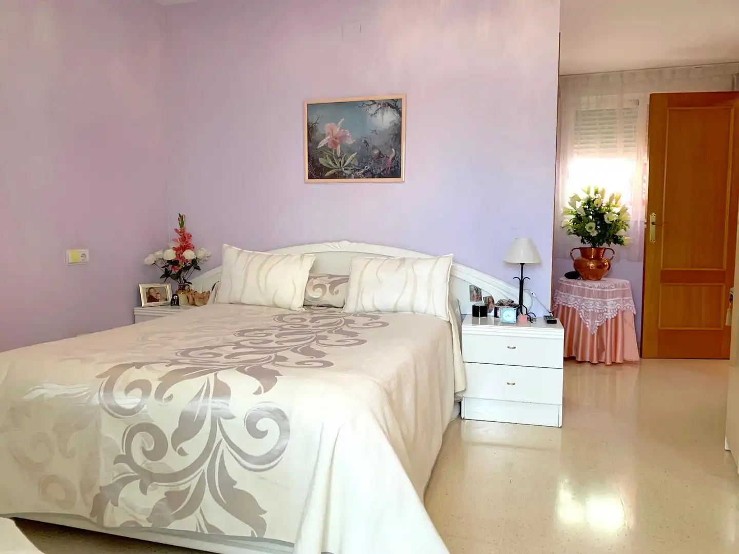 Schlafzimmer von Dachboden zum Verkauf in Benidorm mit Klimaanlage, Heizung und Terrasse