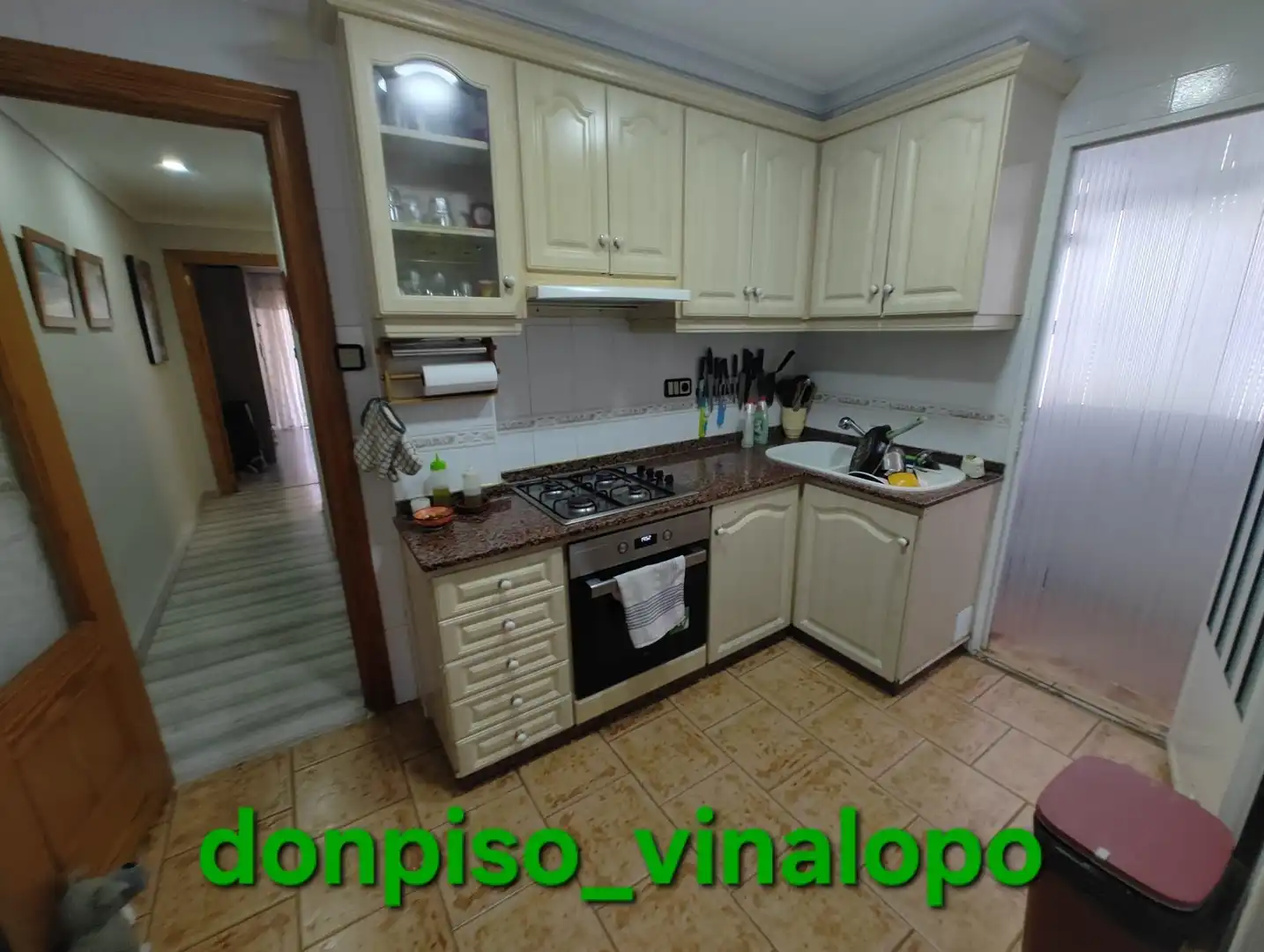 Cocina de Apartamento en venta en Petrer con Aire acondicionado, Calefacción y Balcón