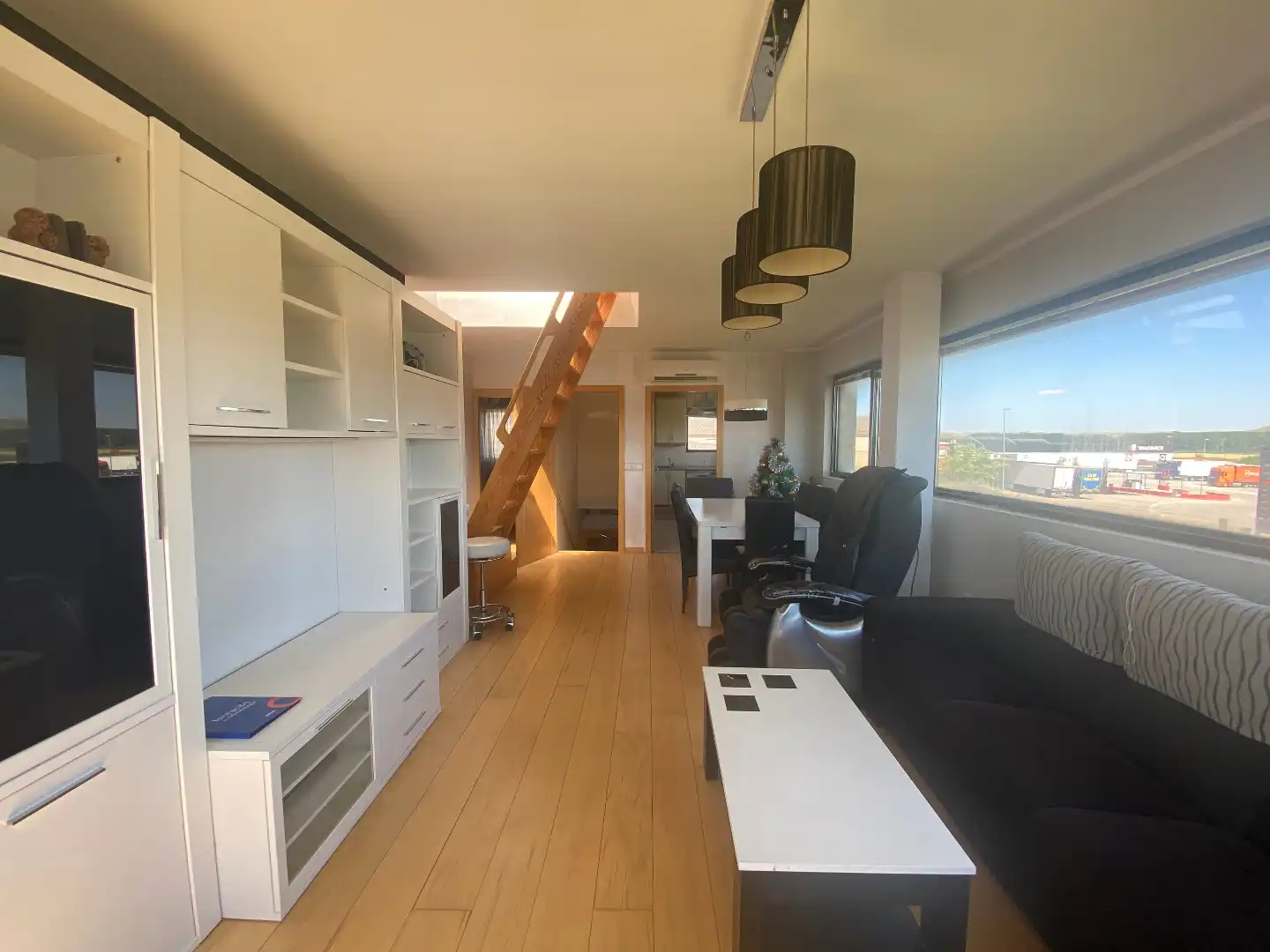 Sala de estar de Casa o chalet en venta en Estépar con Calefacción, Jardín privado y Parquet