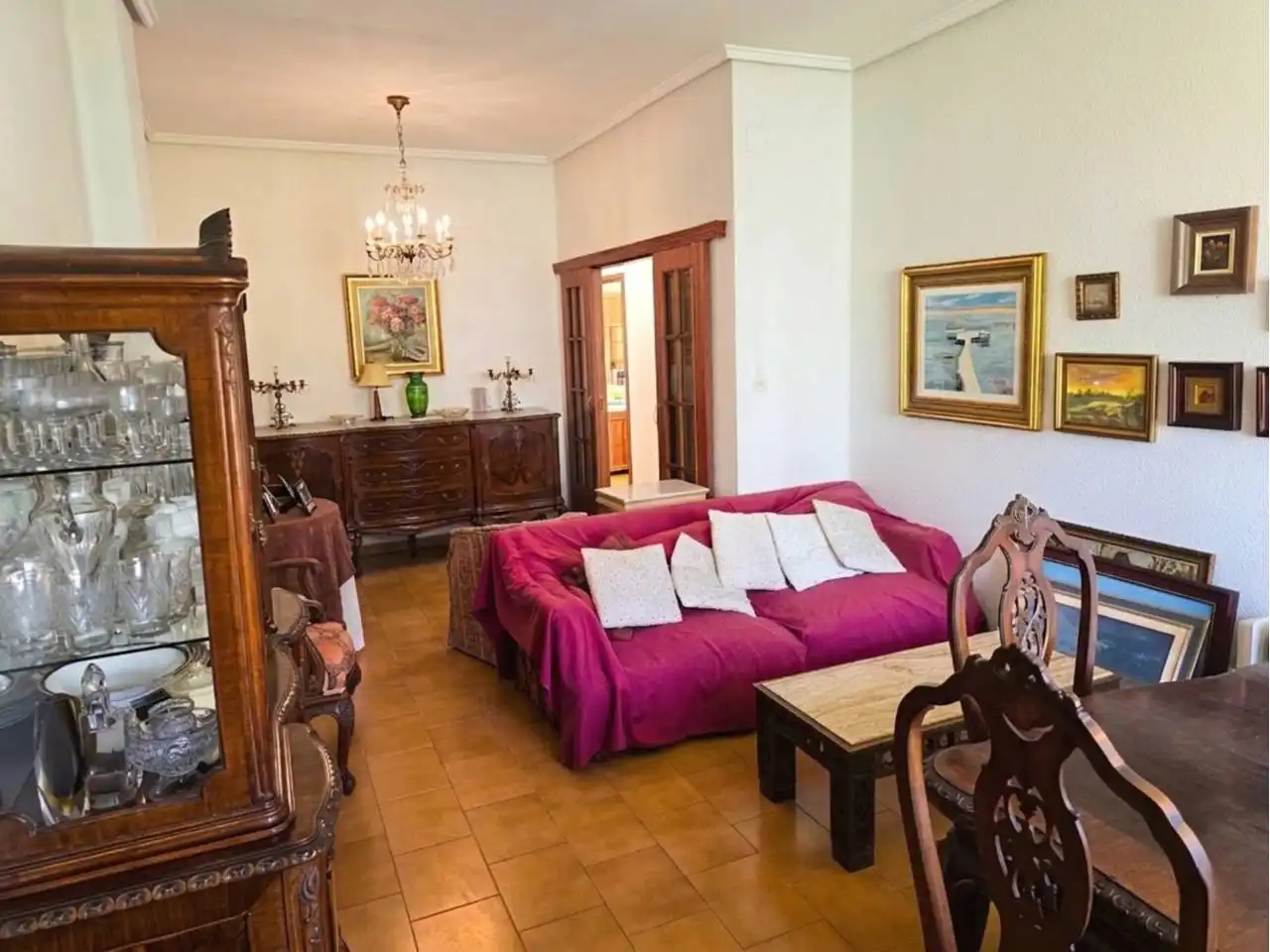 Sala de estar de Apartamento en venta en Valencia con Aire acondicionado y Calefacción