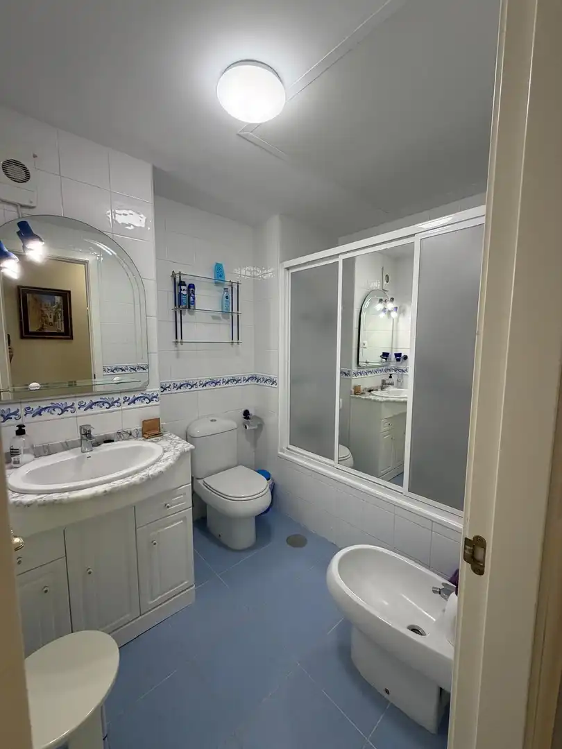 Baño de Apartamento de alquiler en San Pedro de Alcántara