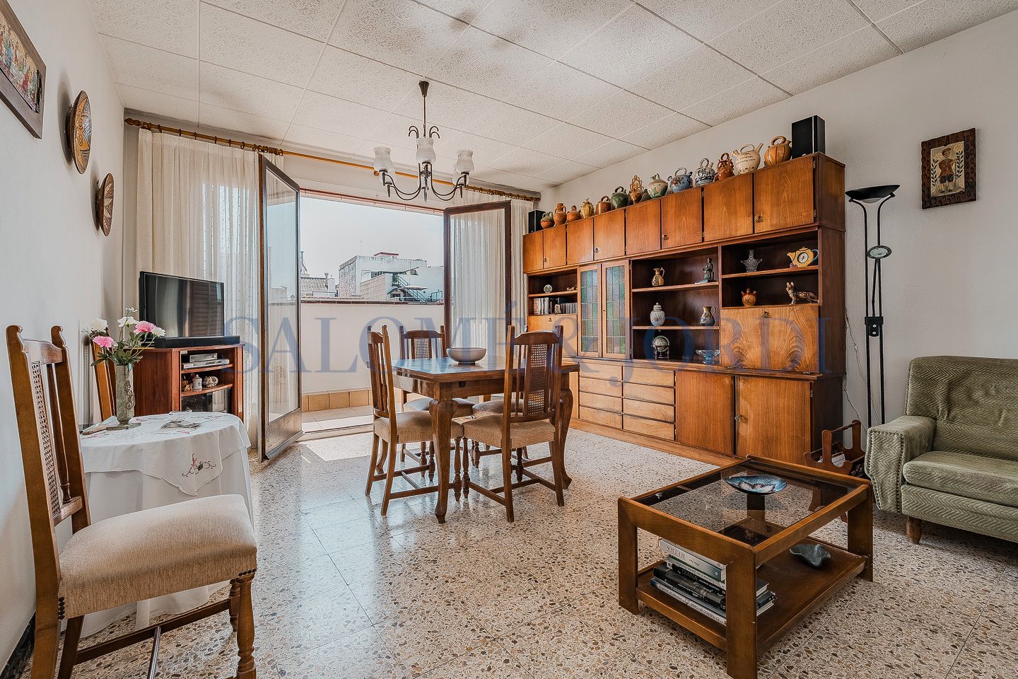 Sala de estar de Casa adosada en venta en Vilassar de Mar con Calefacción, Terraza y Balcón