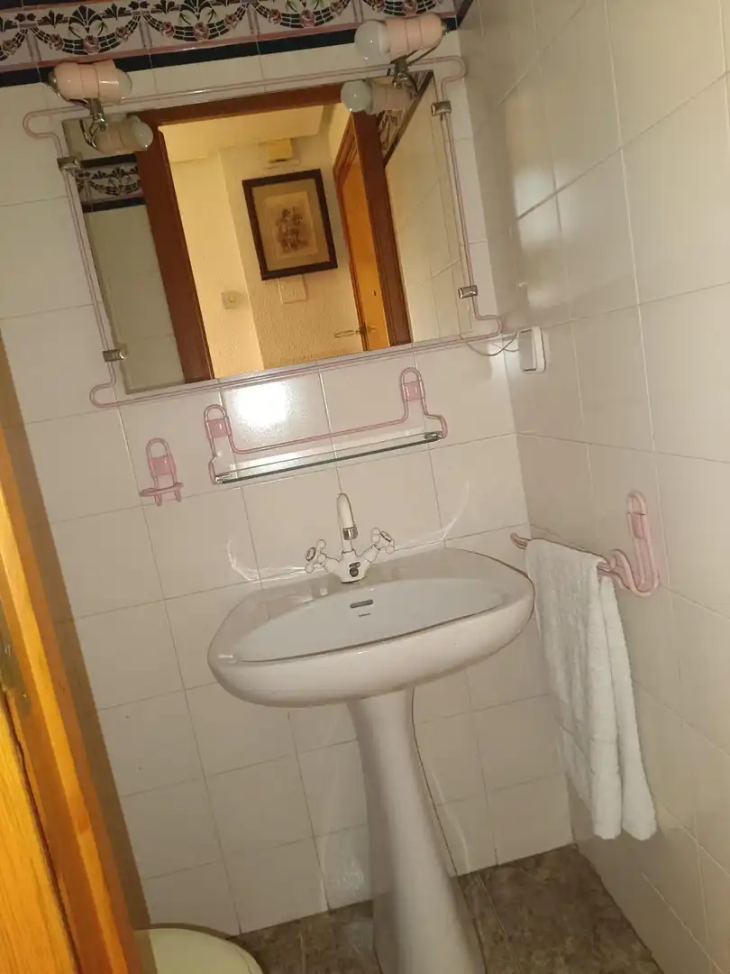 Bathroom of Flat for rent in Elche / Elx  with Parquet flooring and Furnished
