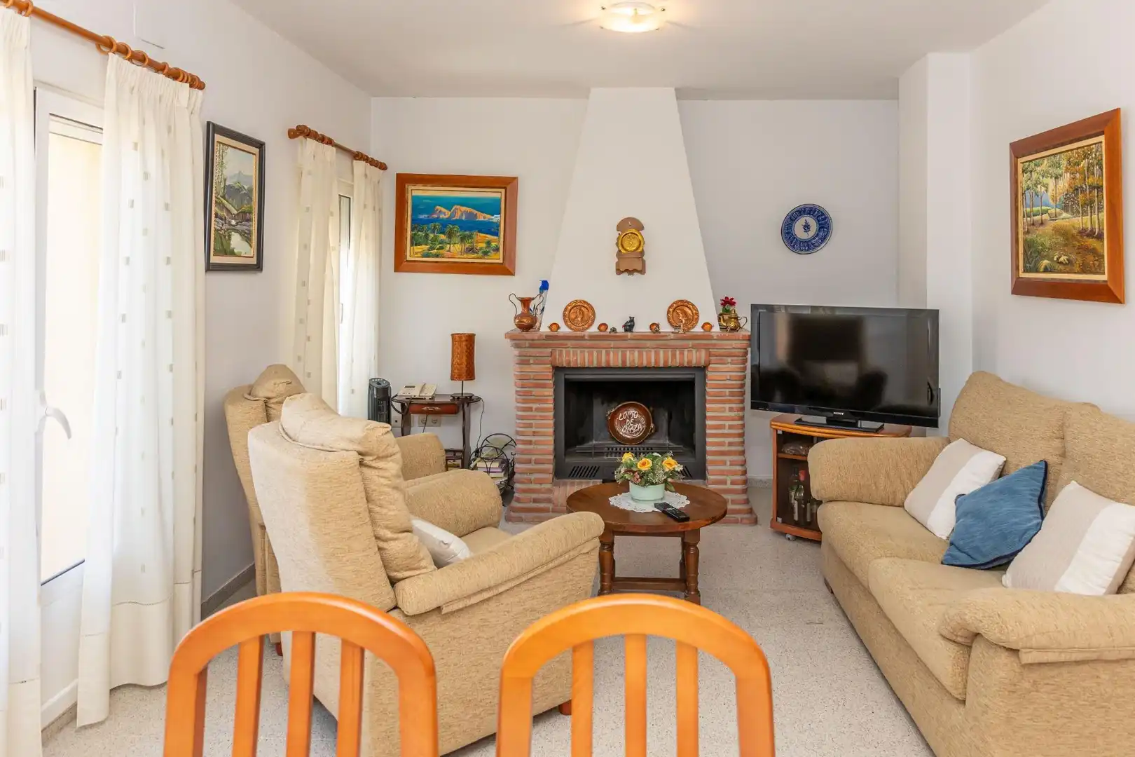 Living room of Houses for sale in Purullena  with Terrace