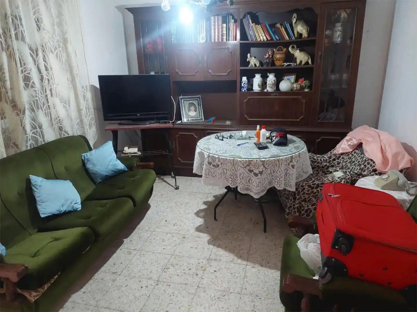 Sala d'estar de Casa adosada en venda en Bodonal de la Sierra