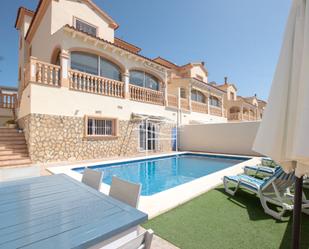 Piscina de Casa adosada de lloguer en Calpe / Calp amb Aire condicionat, Terrassa i Traster