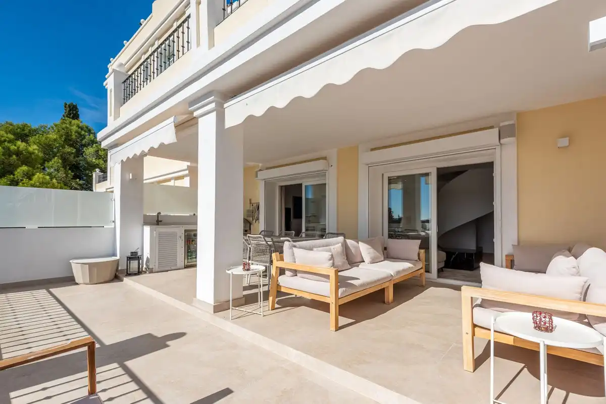 Terrace of Detached homes for sale in Marbella  with Air Conditioner, Terrace and Community pool