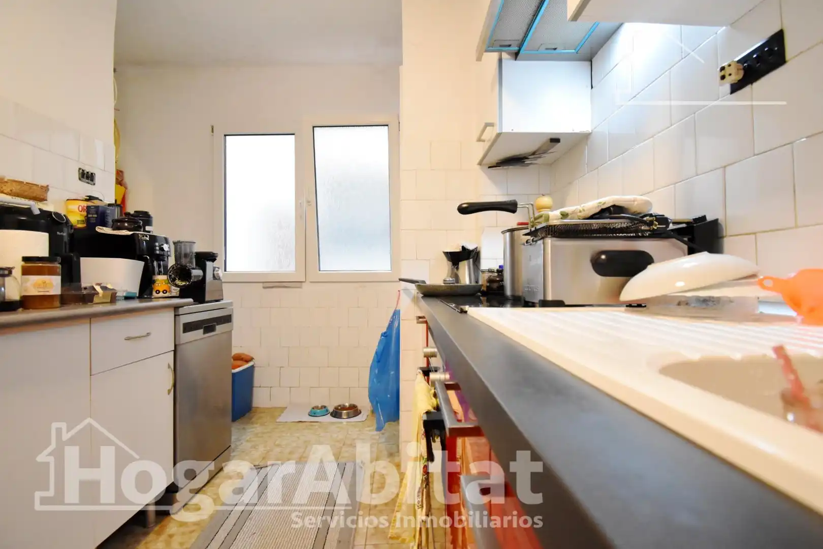 Küche von Wohnung zum Verkauf in Oliva mit Parkett, Möbliert und Balkon