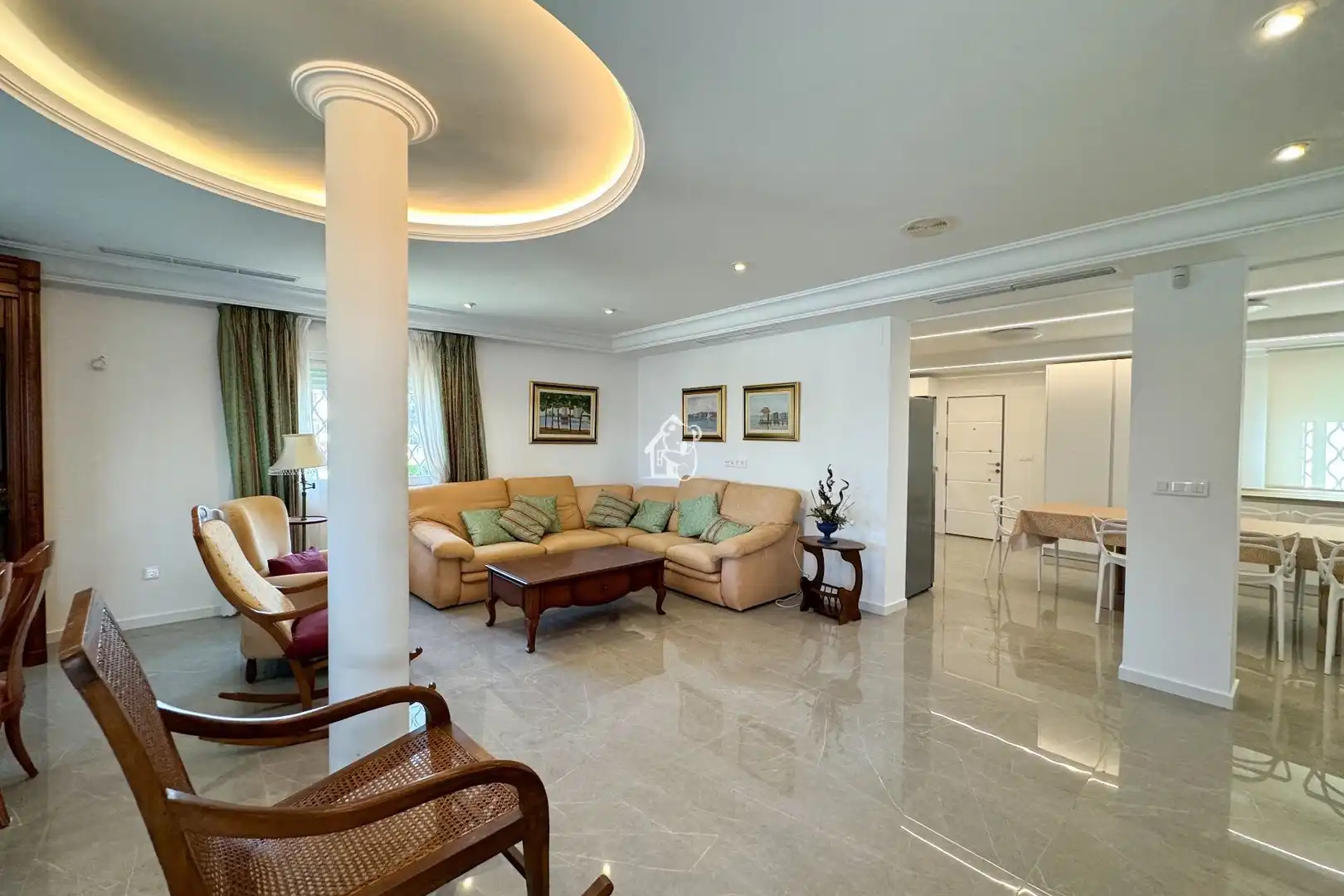 Living room of Houses for rent in Orihuela  with Air Conditioner, Swimming Pool and Furnished