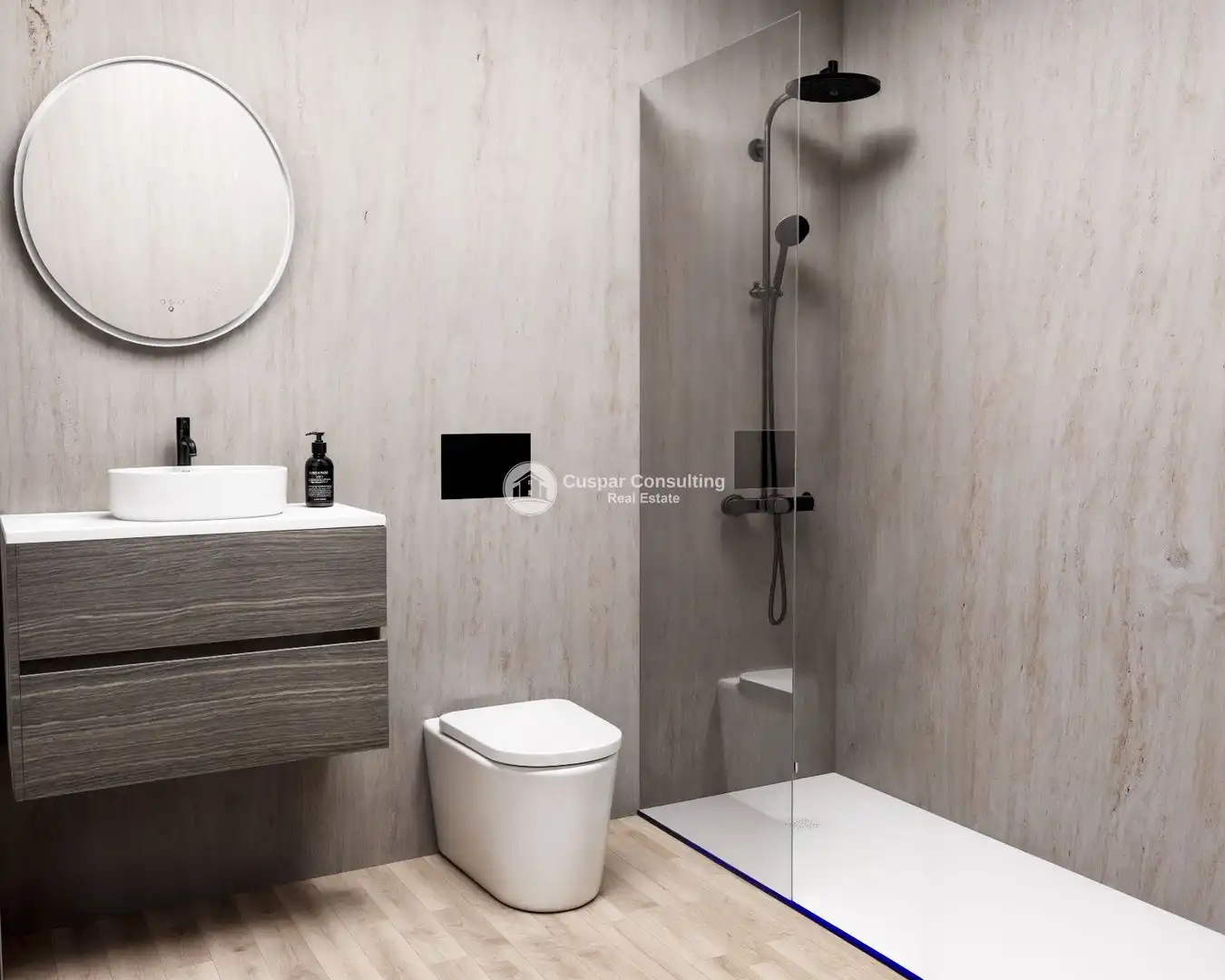 Baño de Apartamento en venta en Finestrat con Calefacción, Terraza y Piscina